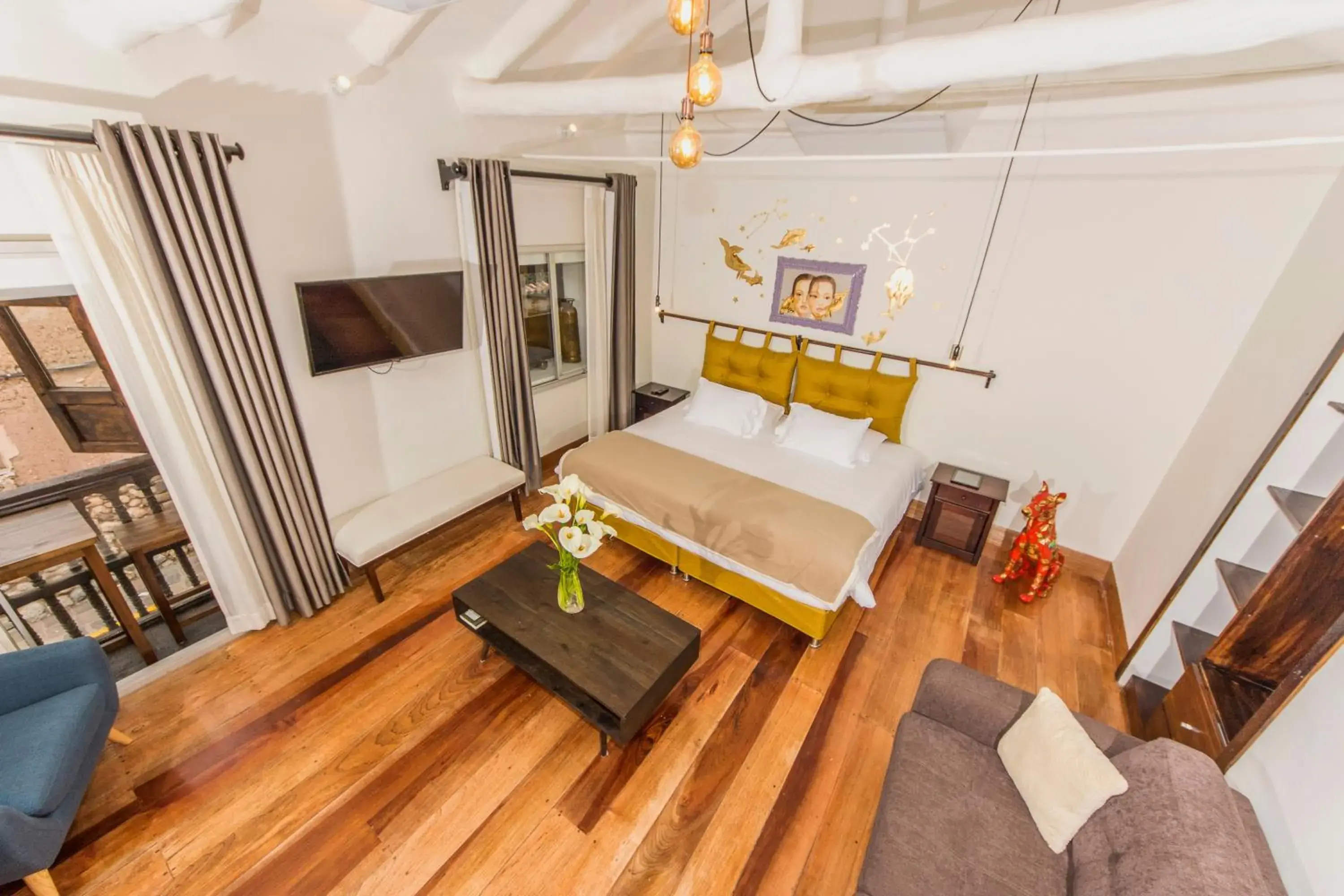 Bedroom, Bed in X.O Art House Bedroom, Bed in X.O Art House