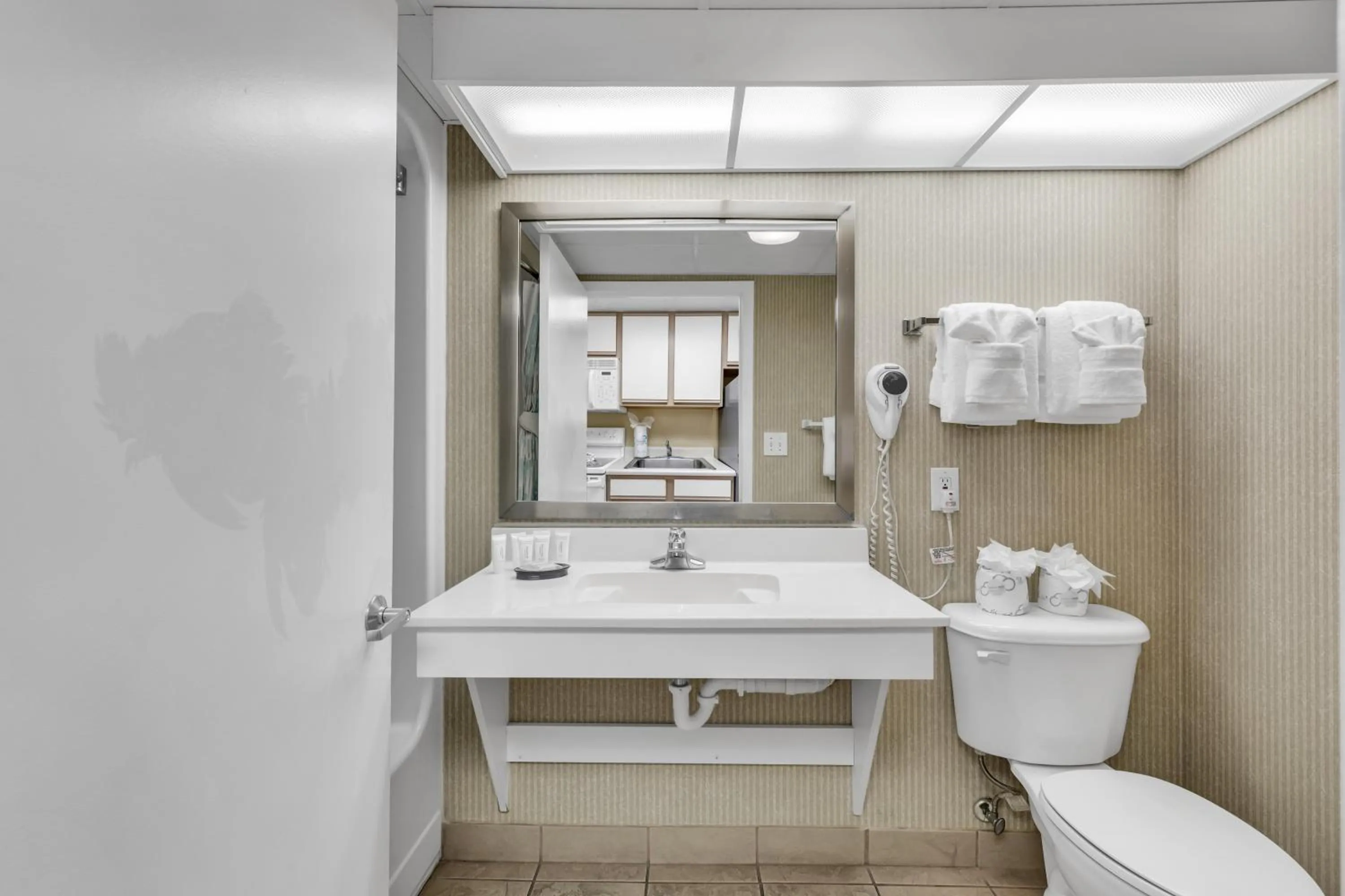 Bathroom in Oceanfront Condo Camelot By the Sea