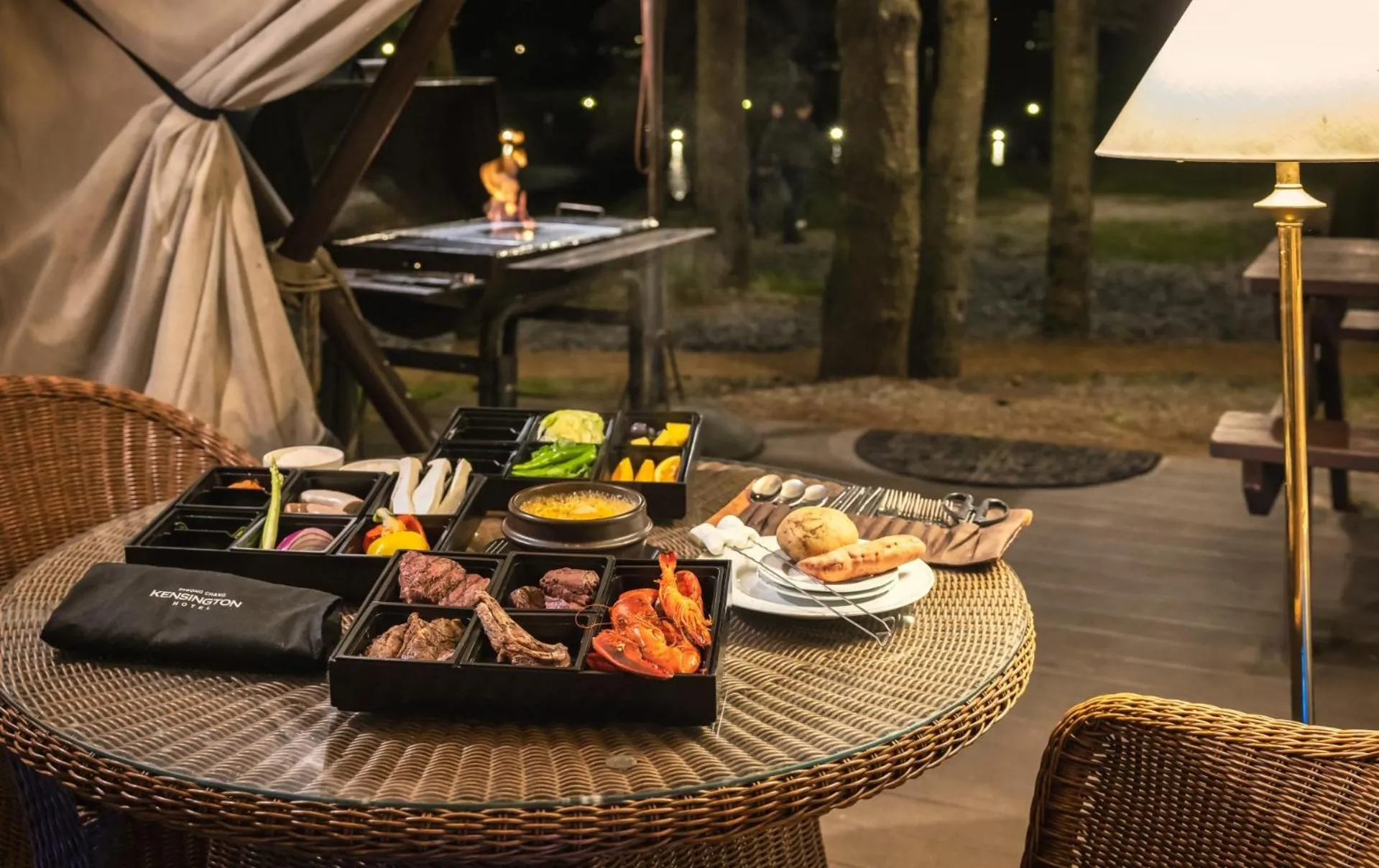 BBQ facilities in Kensington Hotel Pyeongchang