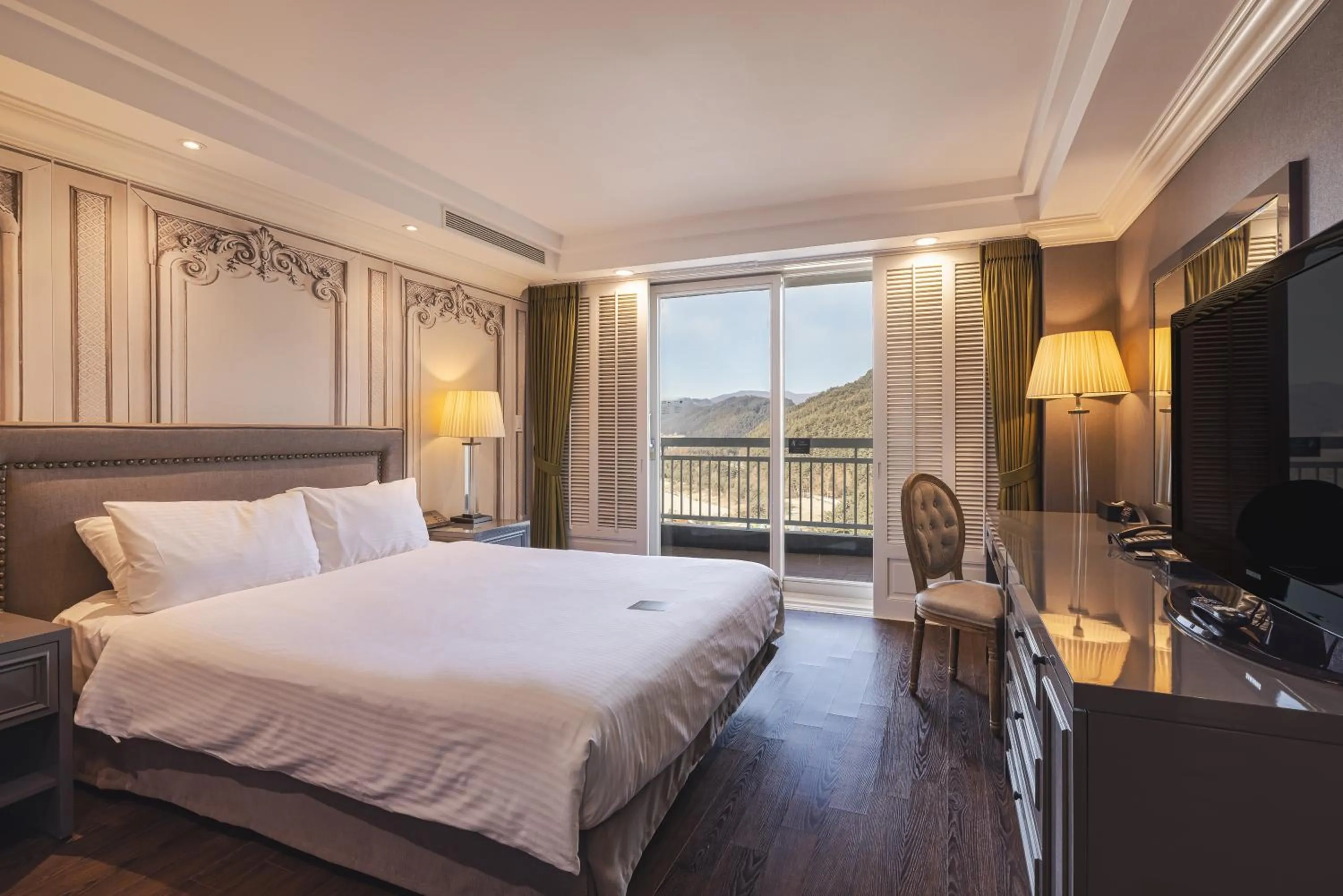 Bed in Kensington Hotel Pyeongchang