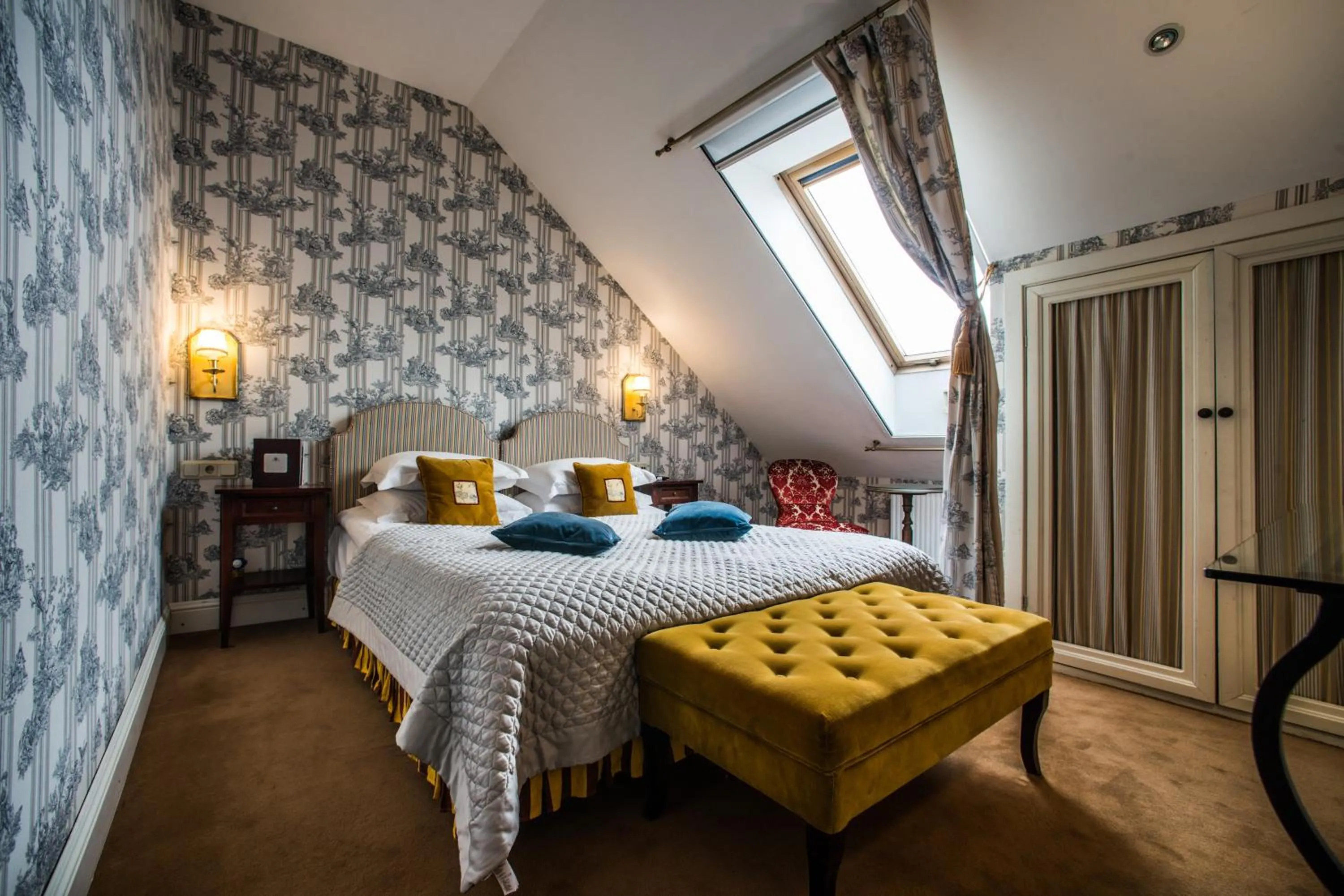 Bed in Apvalaus Stalo Klubas Gastro & SPA Hotel