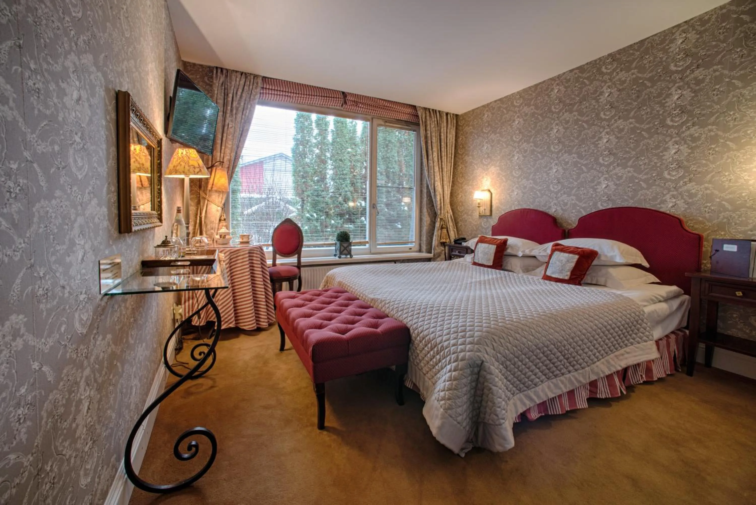 Photo of the whole room, Bed in Apvalaus Stalo Klubas Gastro & SPA Hotel