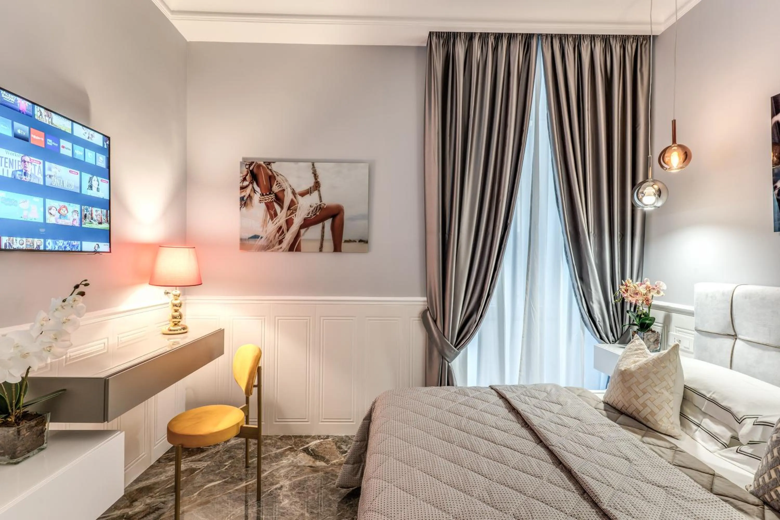 Bedroom, Bed in Rome55 - Piazza di Spagna