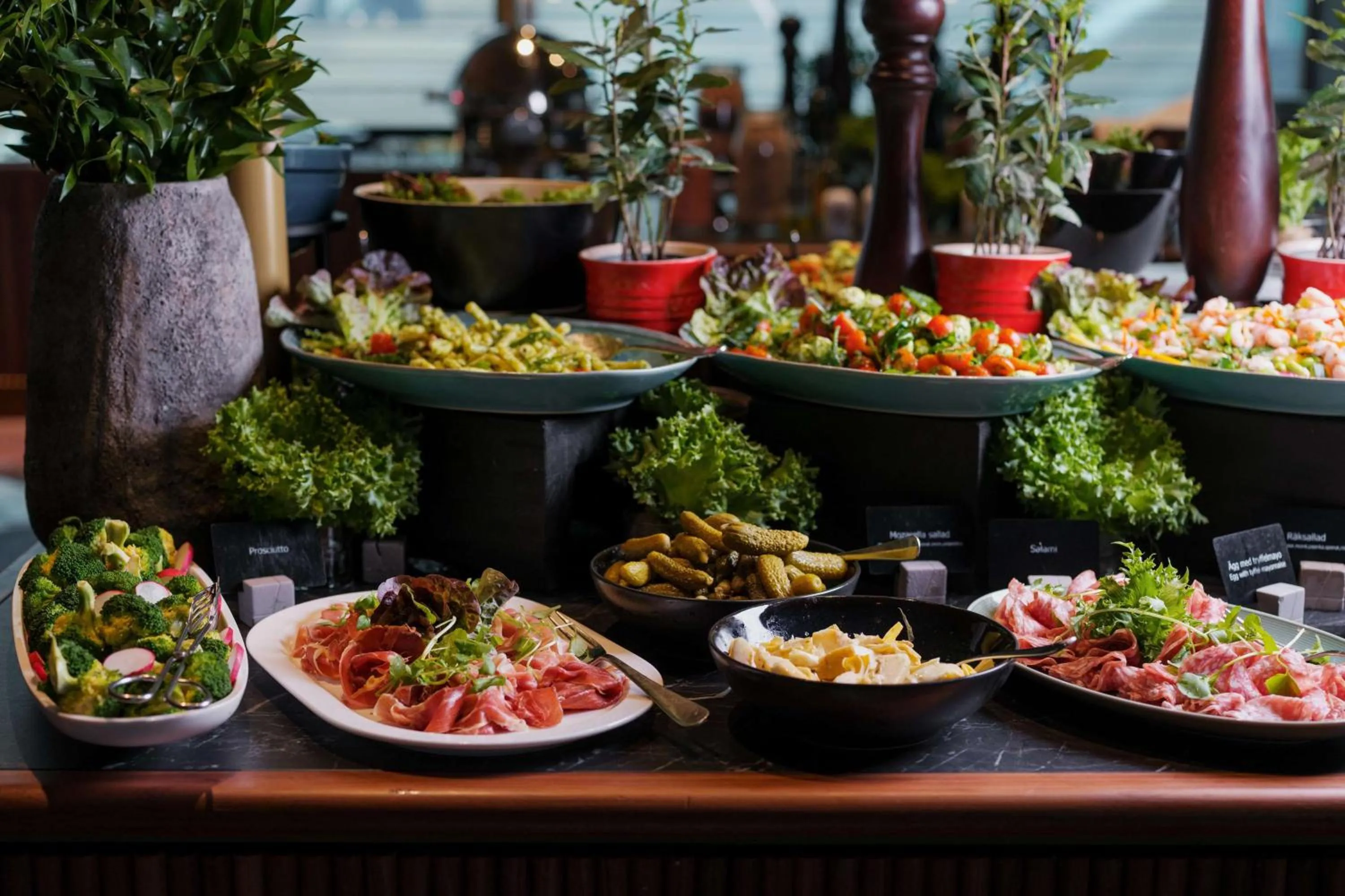 Food and drinks in Radisson Blu Waterfront Hotel, Stockholm