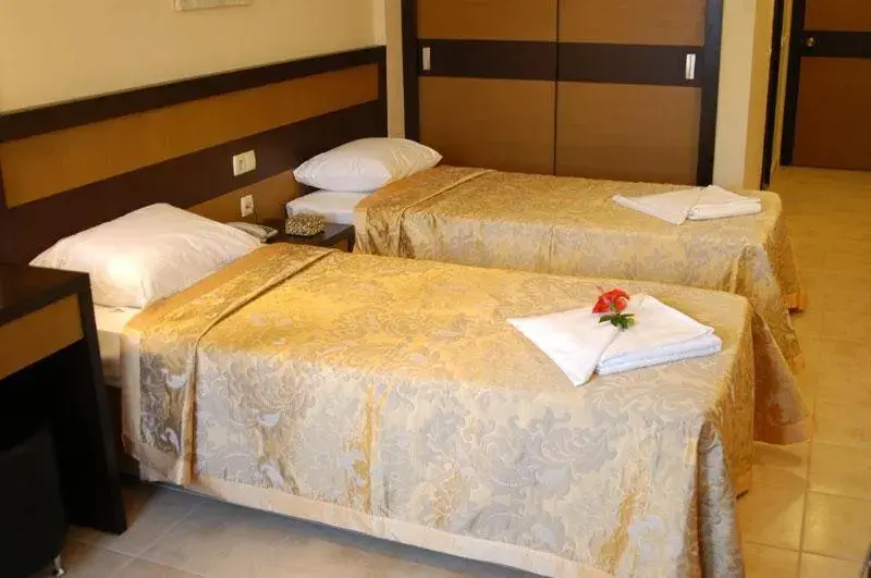 Bed in Dalyan Tezcan Hotel Bed in Dalyan Tezcan Hotel