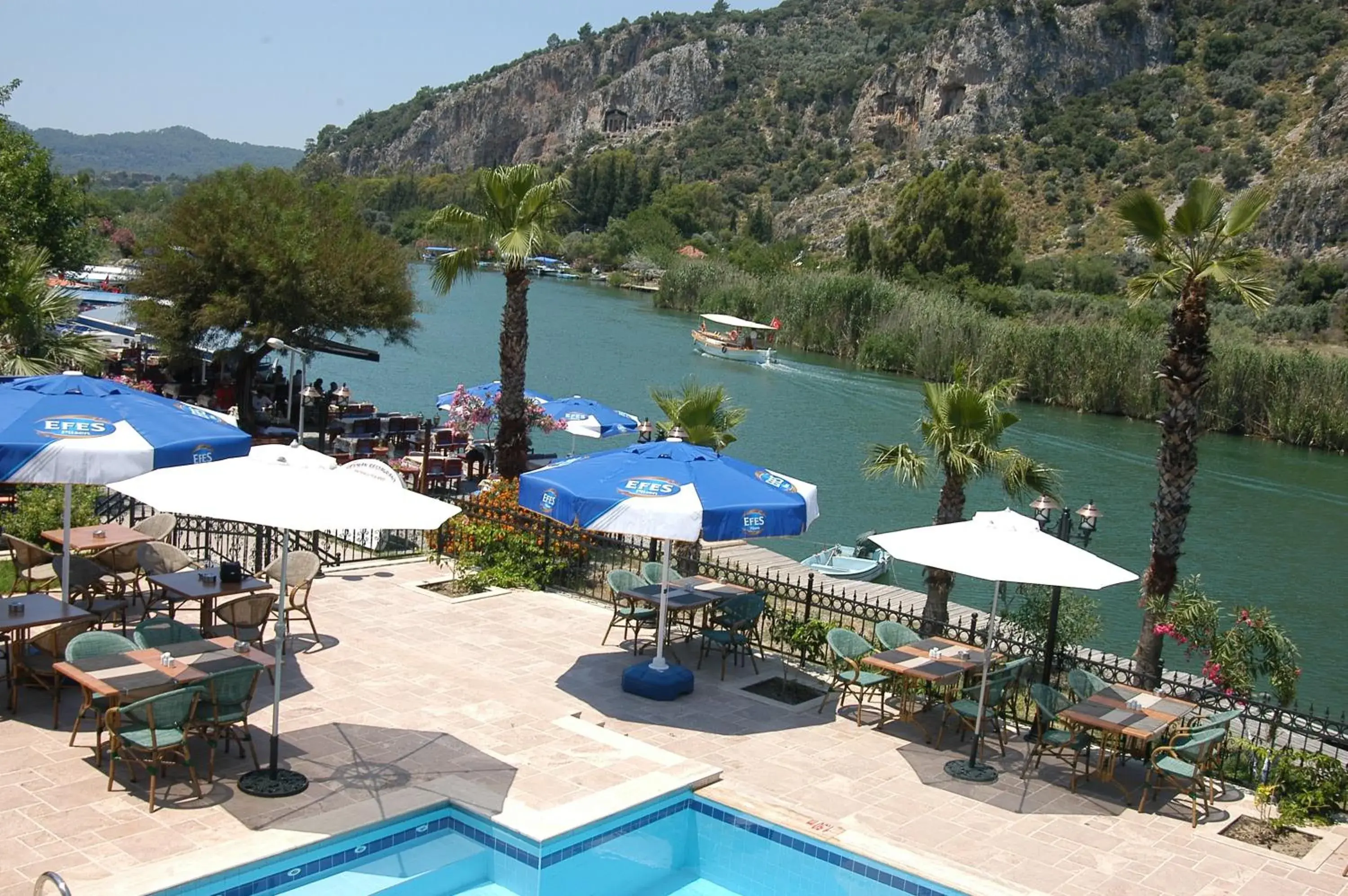 Restaurant/places to eat in Dalyan Tezcan Hotel Restaurant/places to eat in Dalyan Tezcan Hotel
