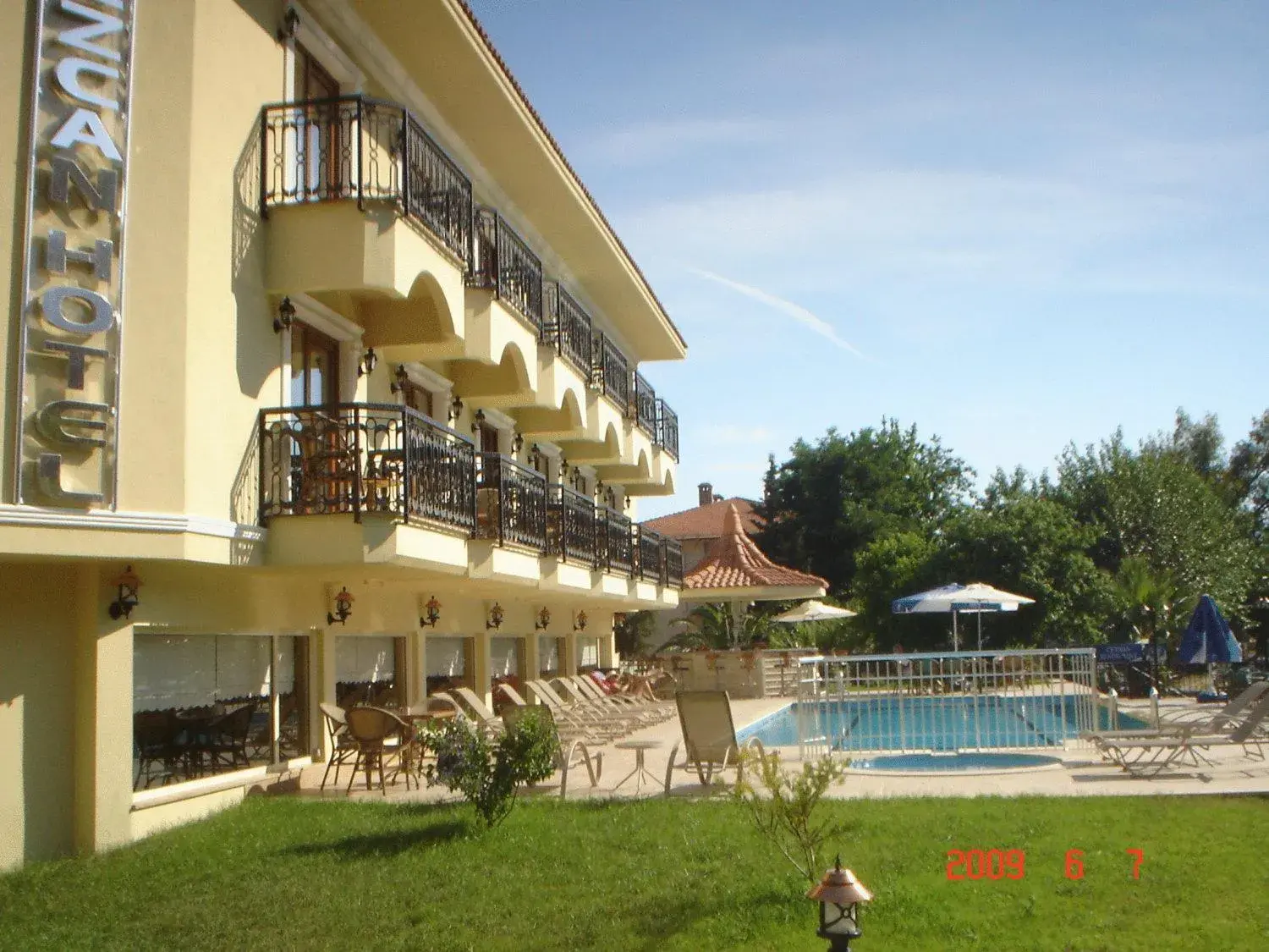 Property building in Dalyan Tezcan Hotel Property building in Dalyan Tezcan Hotel