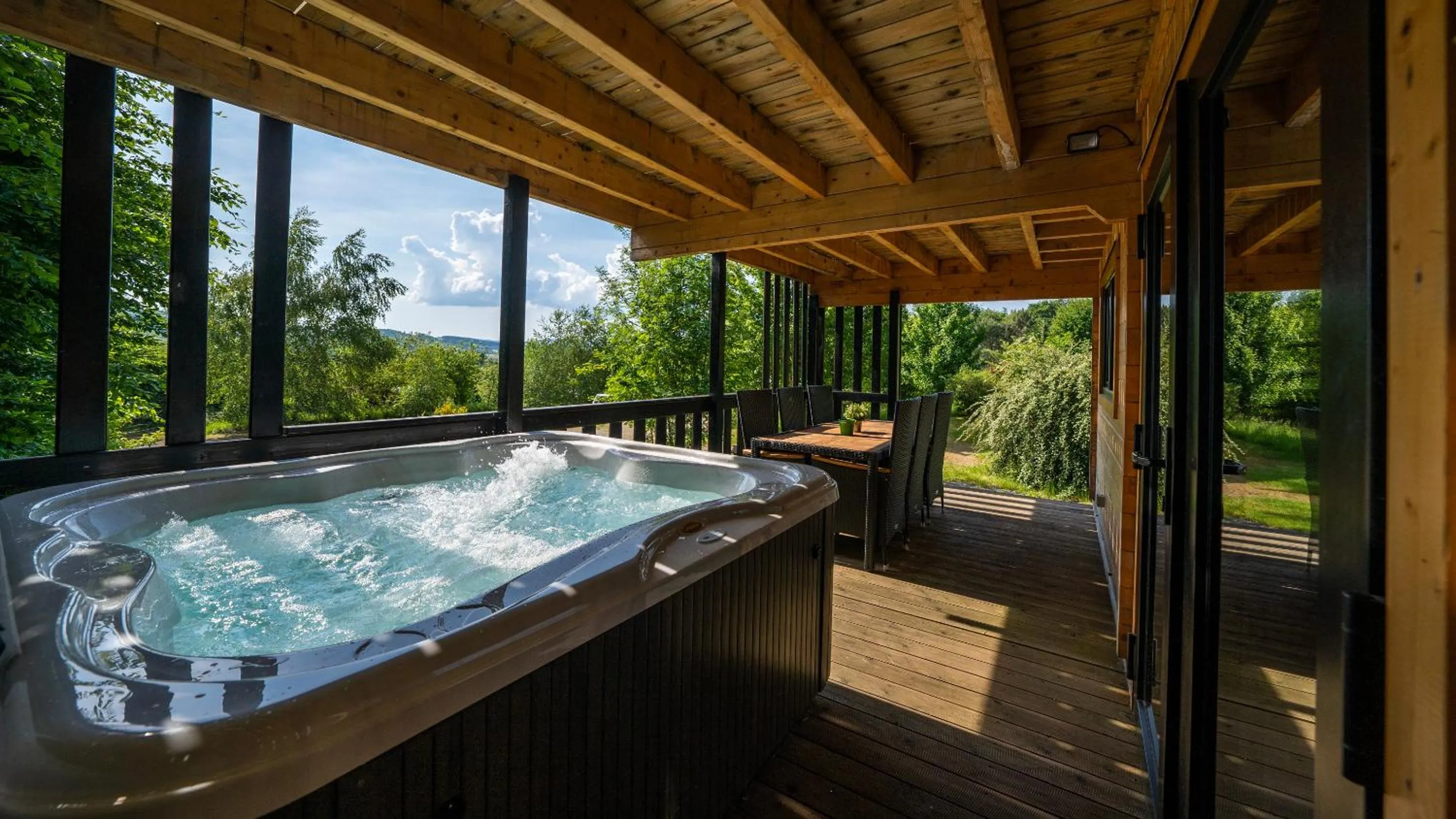 Hot Tub in Le Village des Monédières