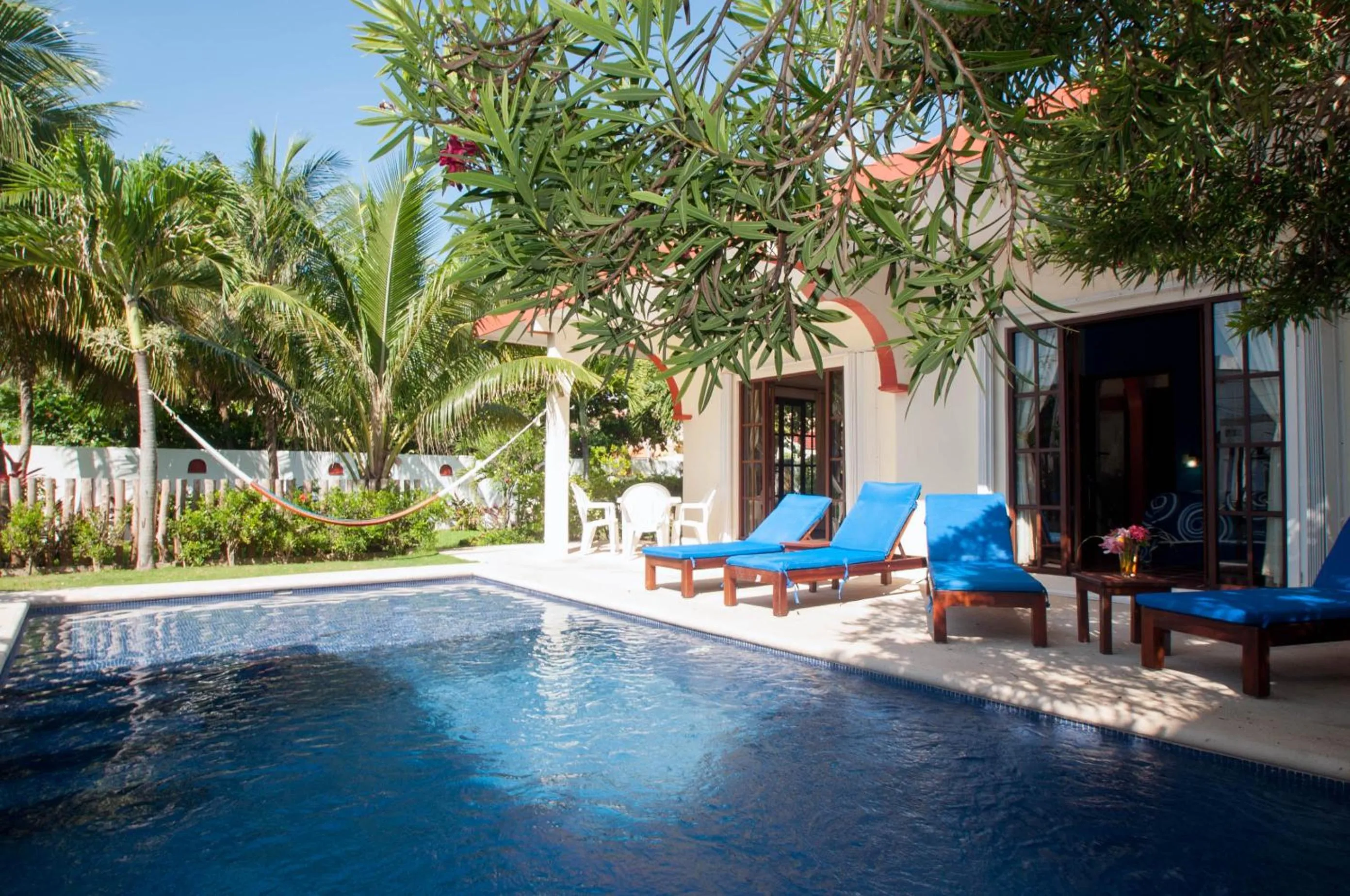 Swimming pool in Casa Anita - Relaxing Home Steps from the Puerto Morelos Beach