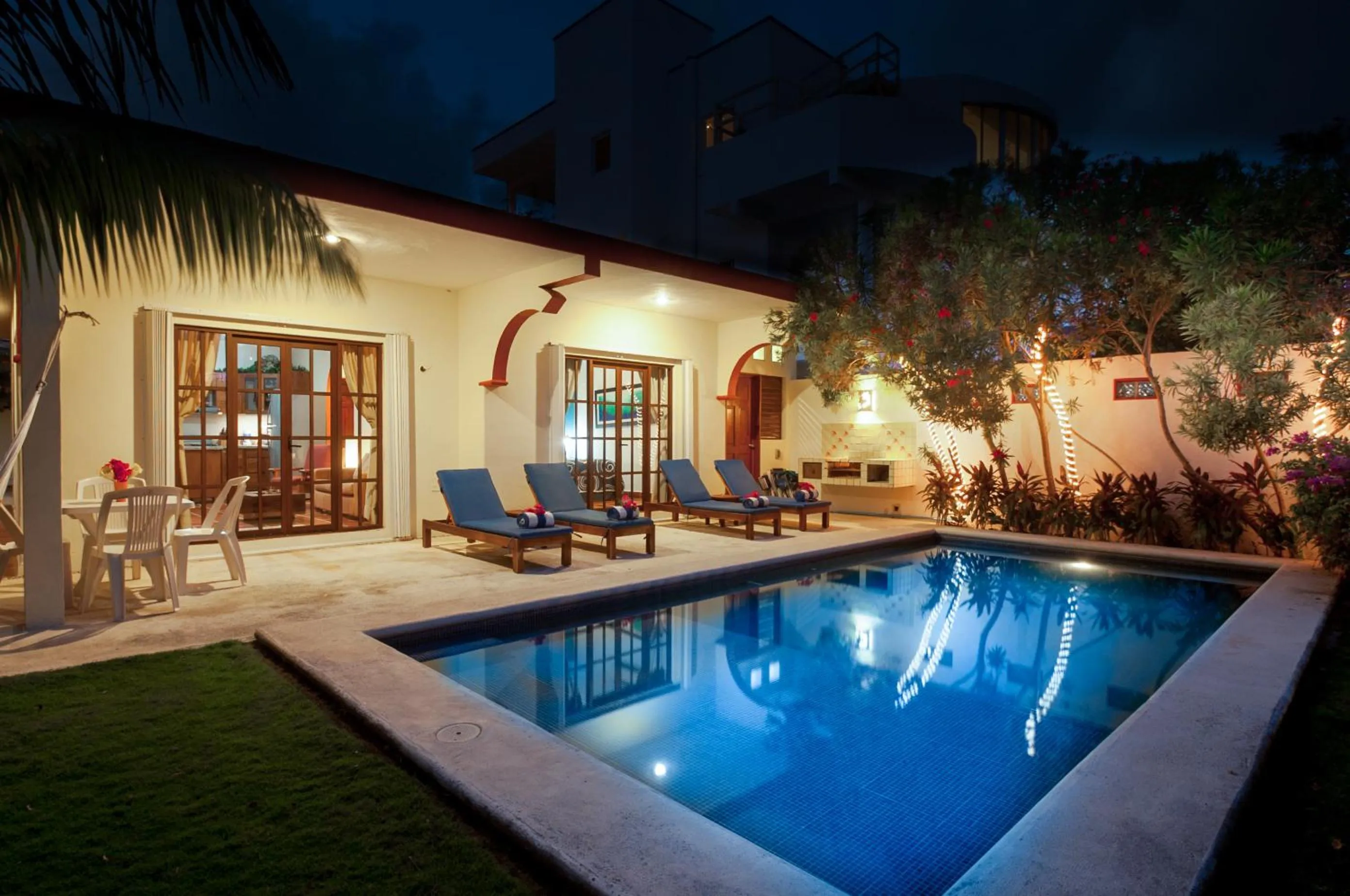 Patio in Casa Anita - Relaxing Home Steps from the Puerto Morelos Beach