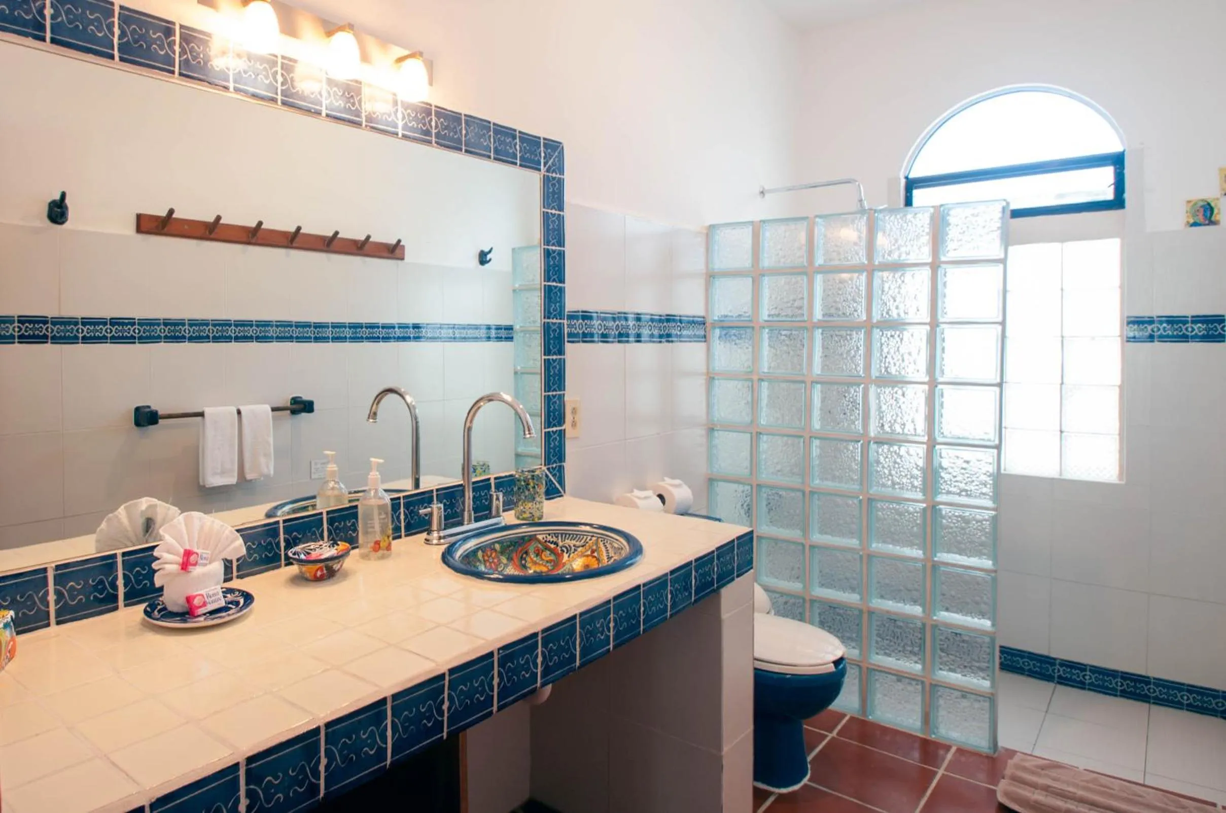 Shower in Casa Anita - Relaxing Home Steps from the Puerto Morelos Beach
