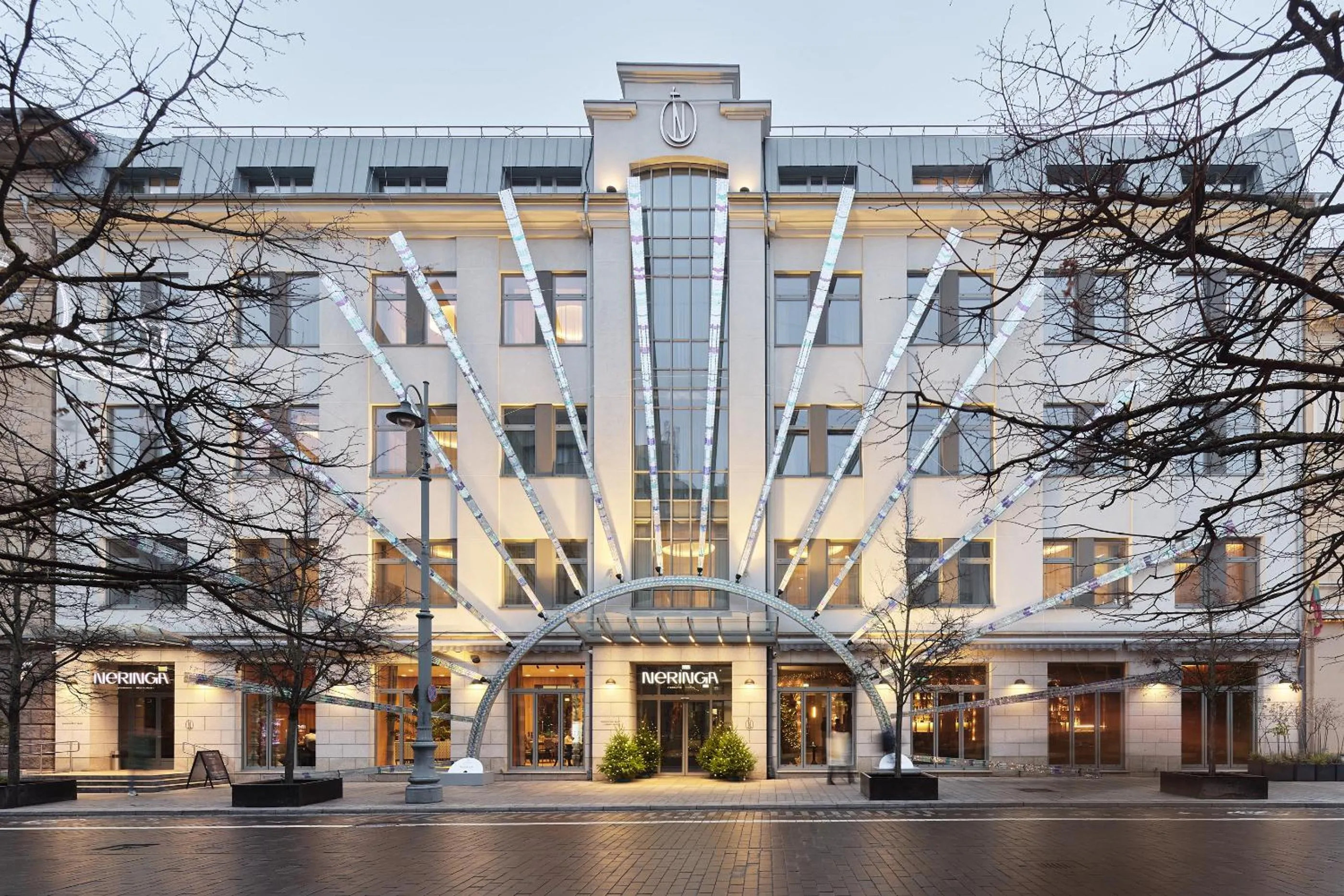 Property building in Neringa Hotel