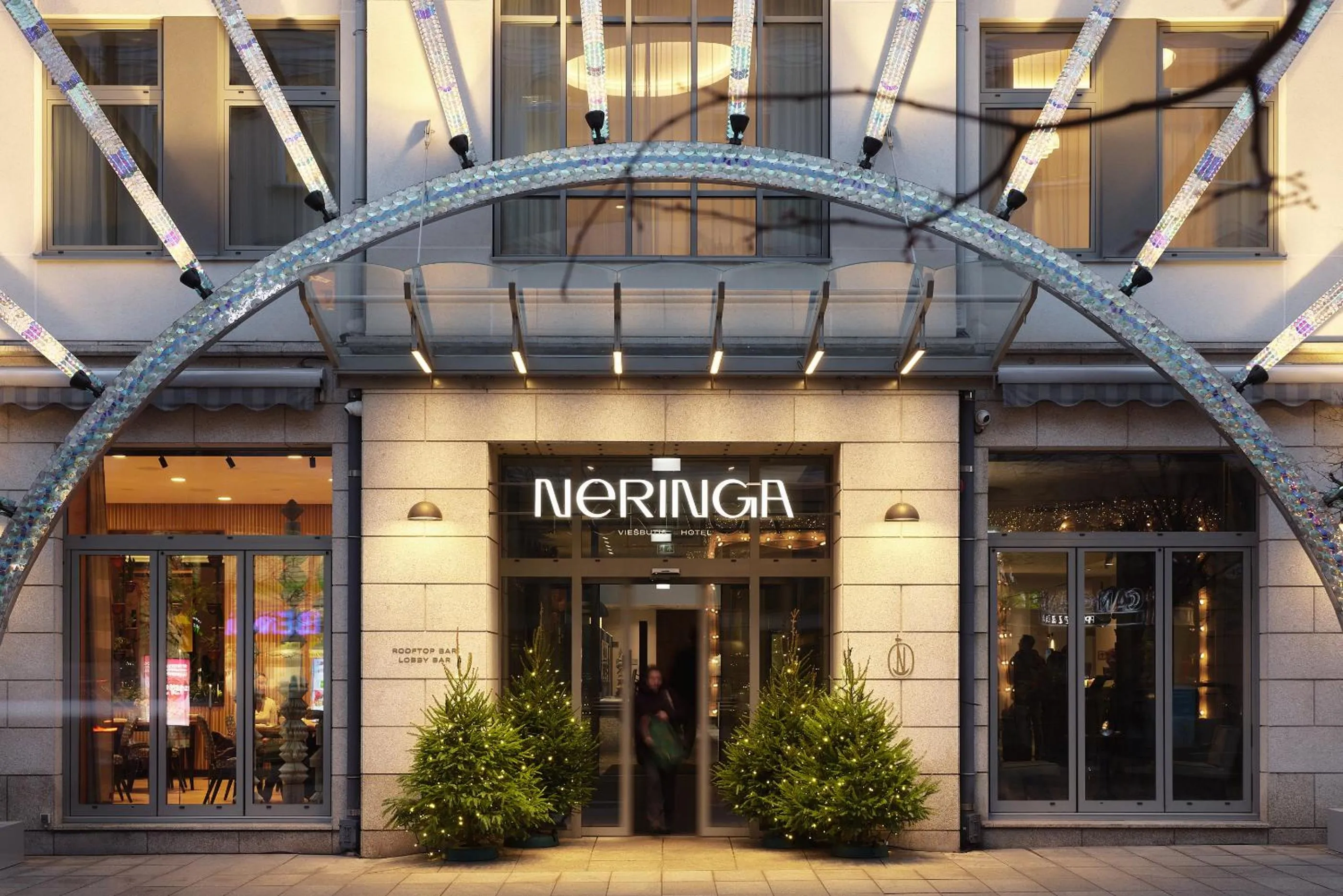 Property building in Neringa Hotel