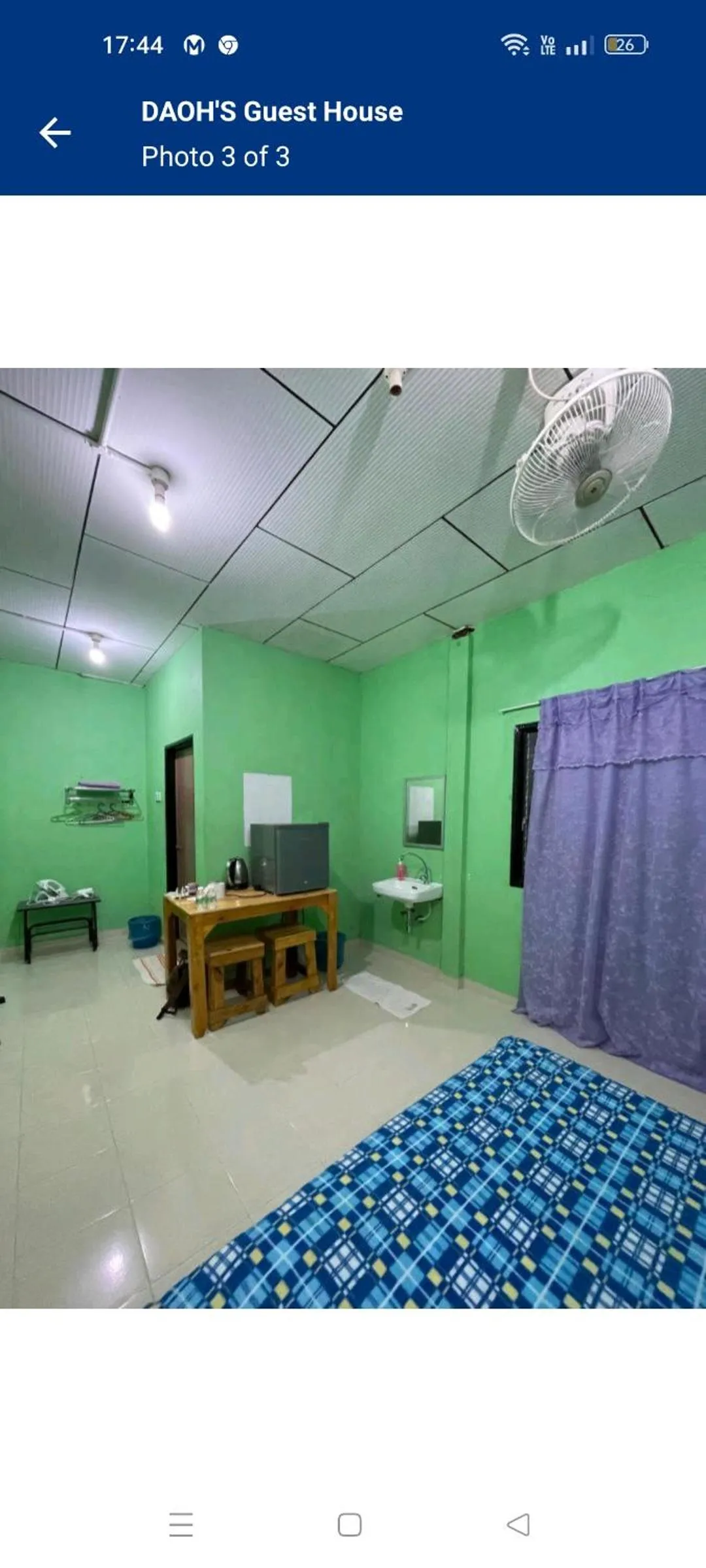 Bed in DAOH'S Rooms & Scooters