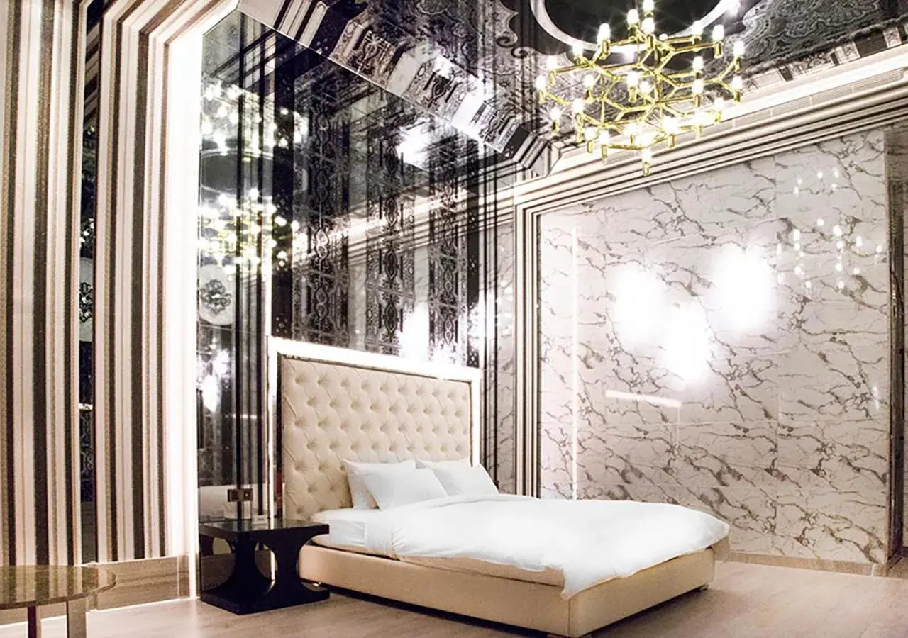 Bed in Royal Group Motel Feng Shan Branch Bed in Royal Group Motel Feng Shan Branch