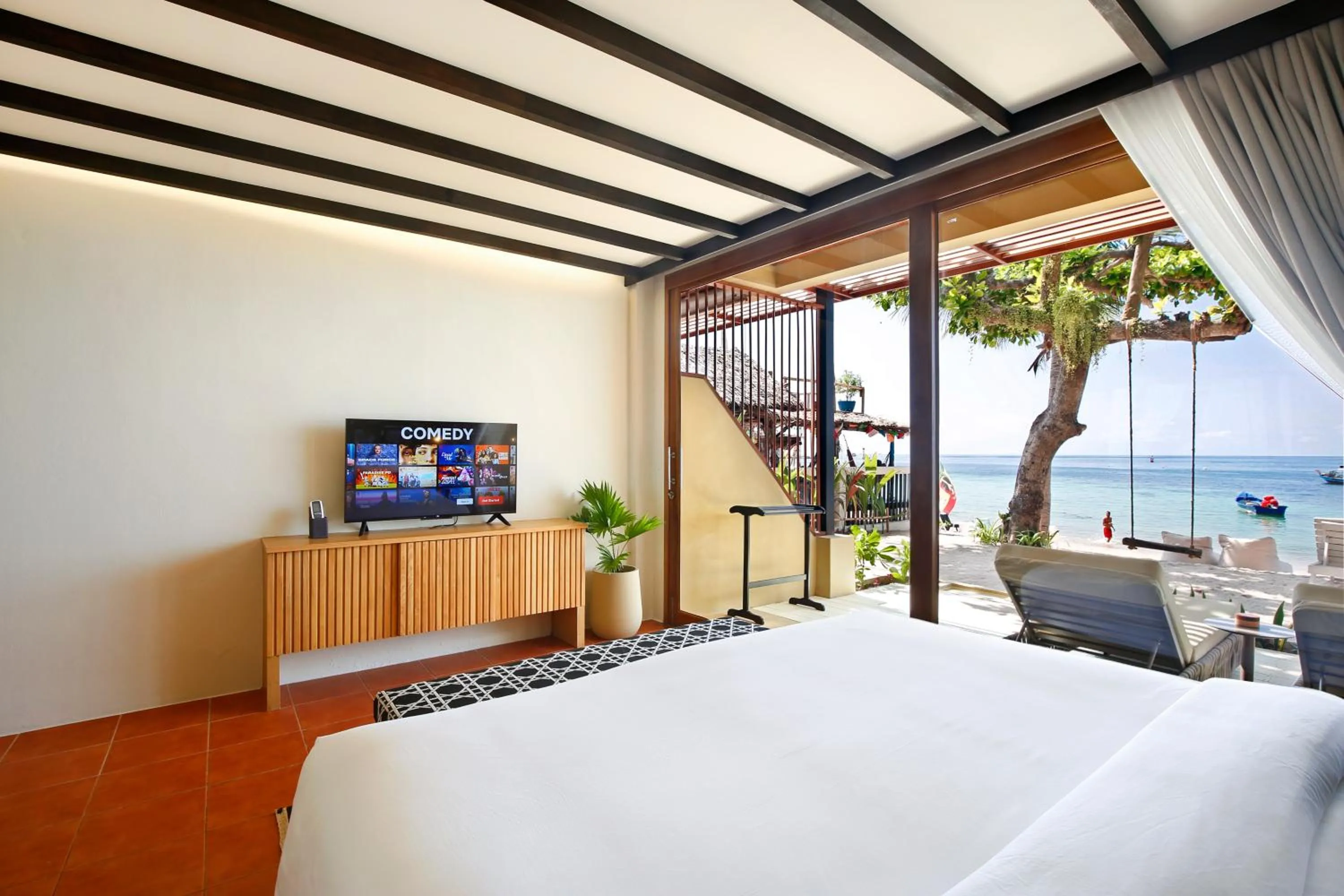 TV and multimedia, Bed in Lücke Boutique Hotel - Adults only