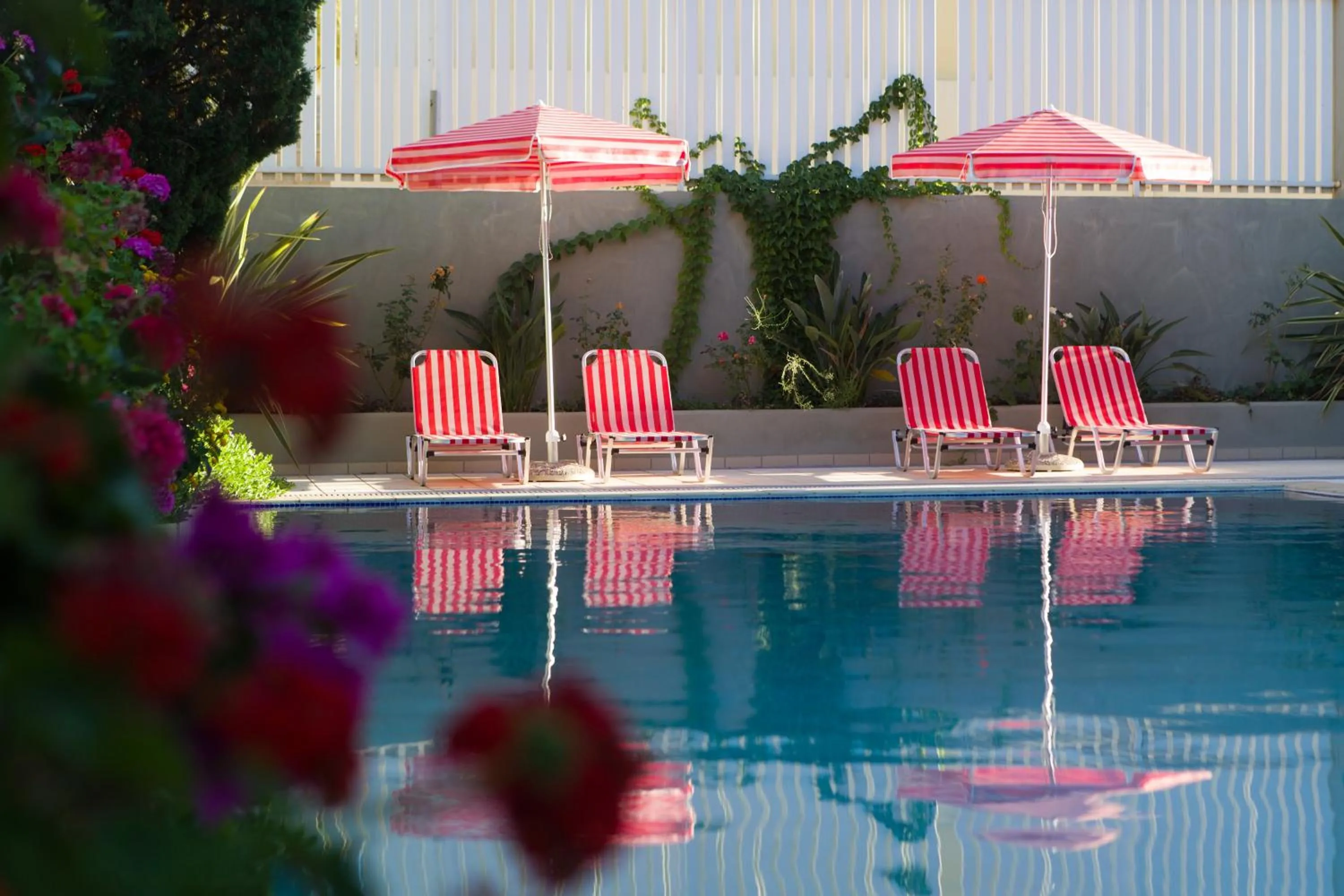 Swimming pool in Panormo Beach Hotel