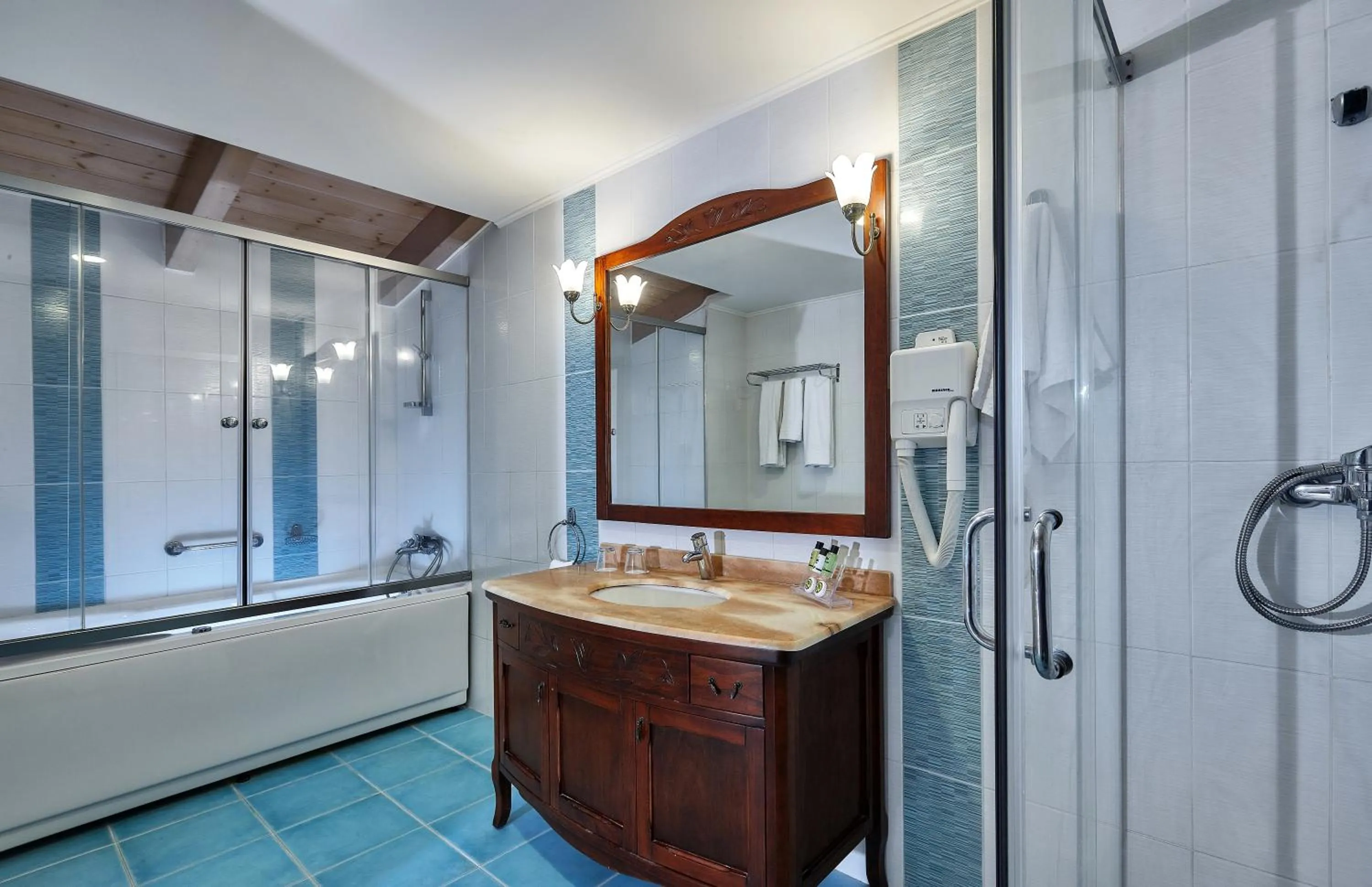 Bathroom in Panormo Beach Hotel