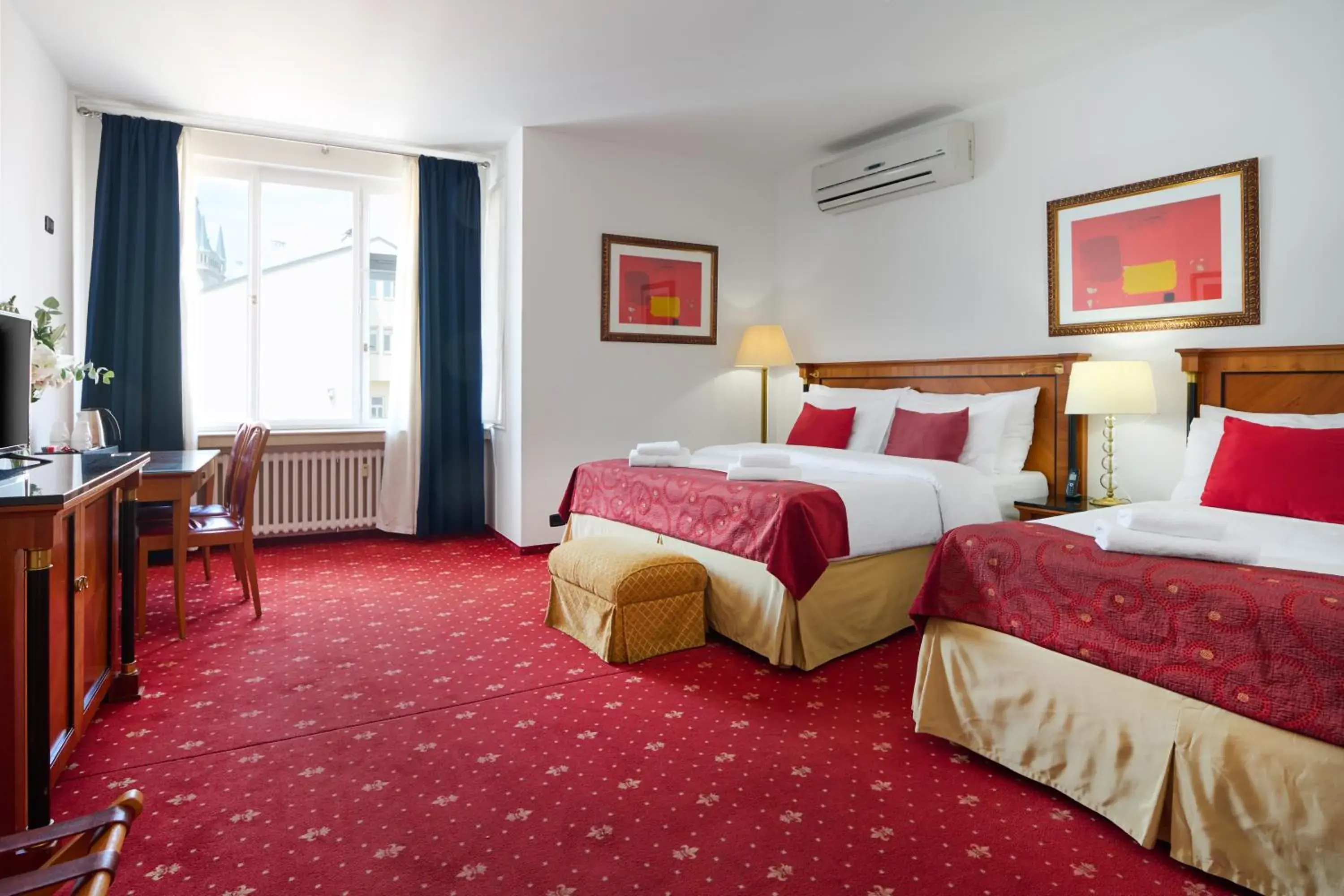 Bed in Hotel Leon D´Oro Bed in Hotel Leon D´Oro