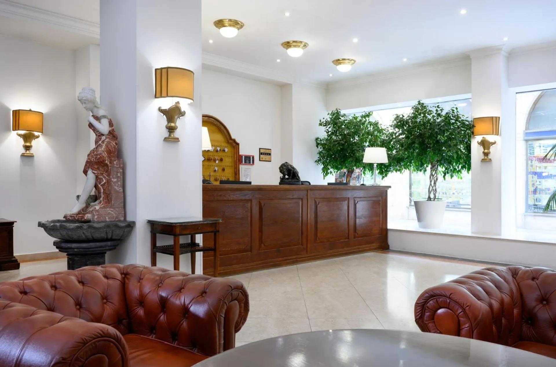 Lobby or reception in Hotel Leon D´Oro