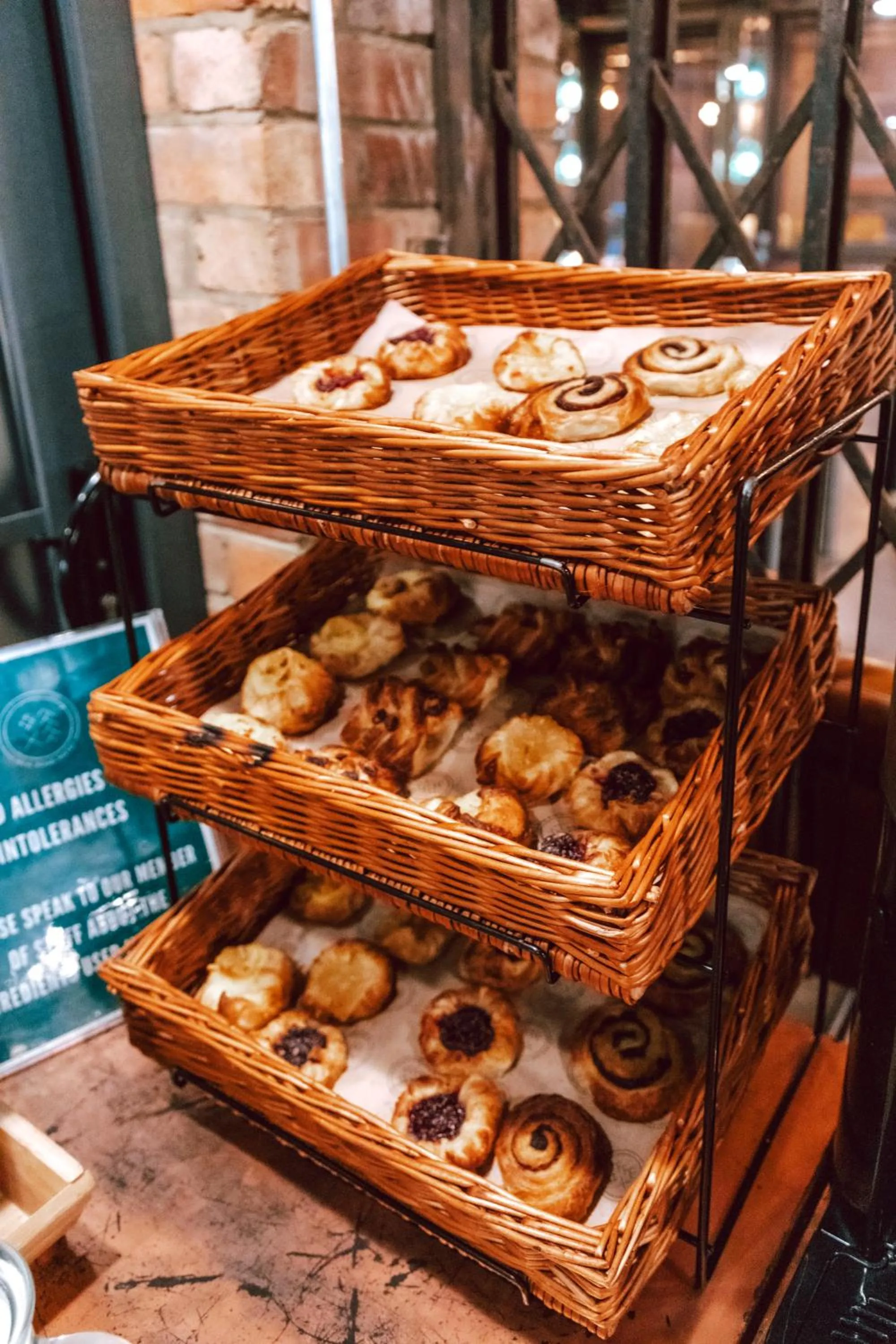 Continental breakfast in New Road Hotel
