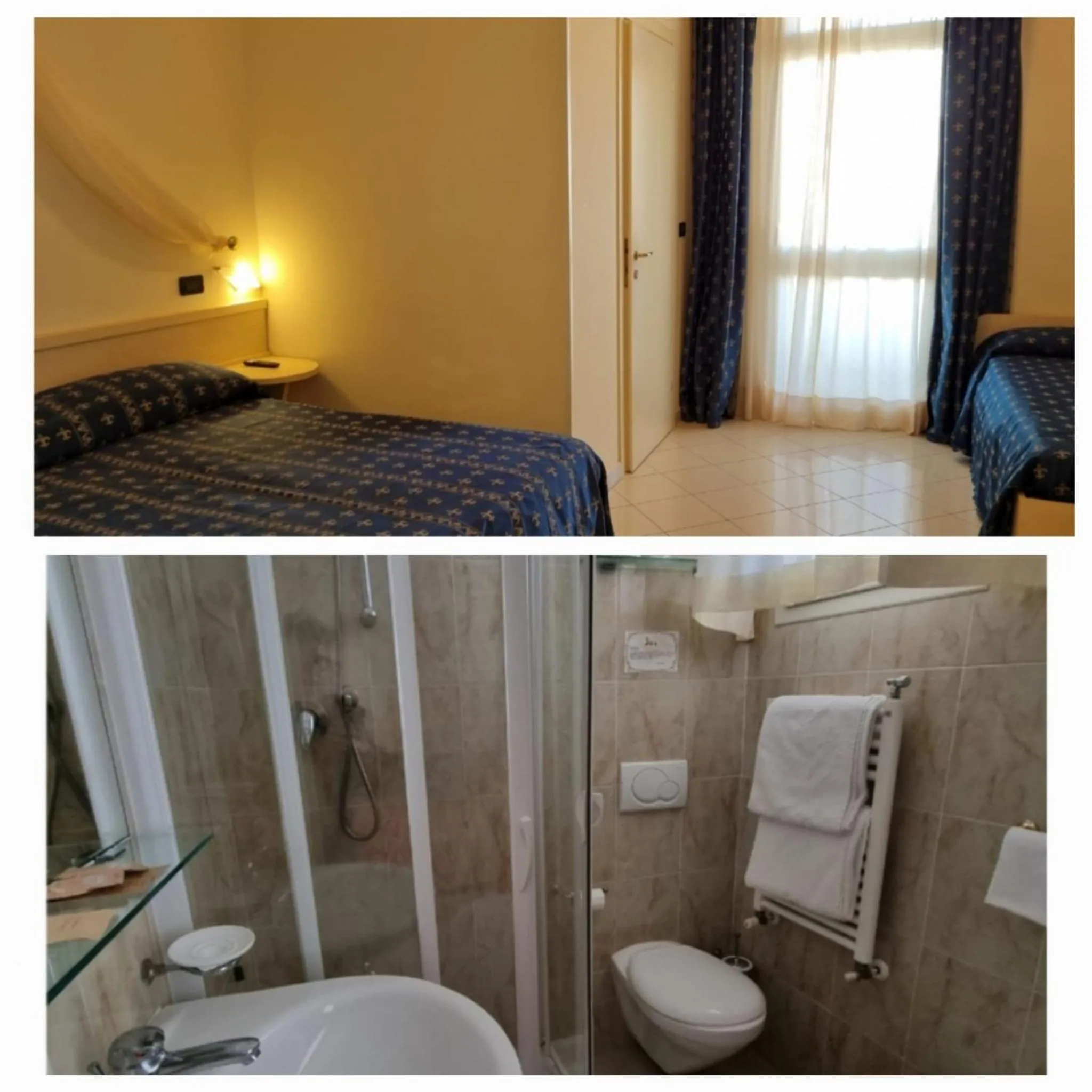 Bed in Hotel Azzurra