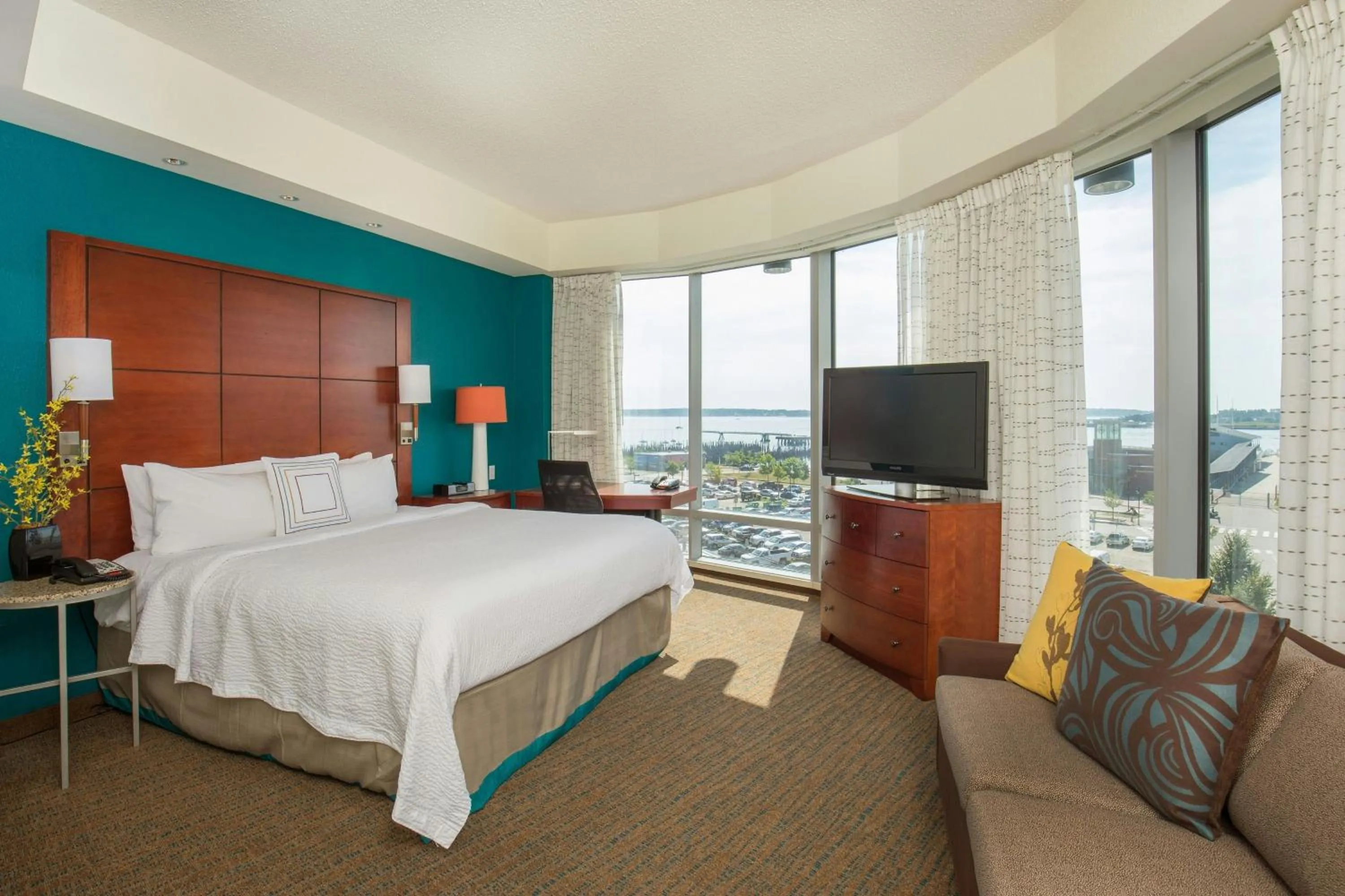 Bedroom, Bed in Residence Inn by Marriott Portland Downtown Waterfront