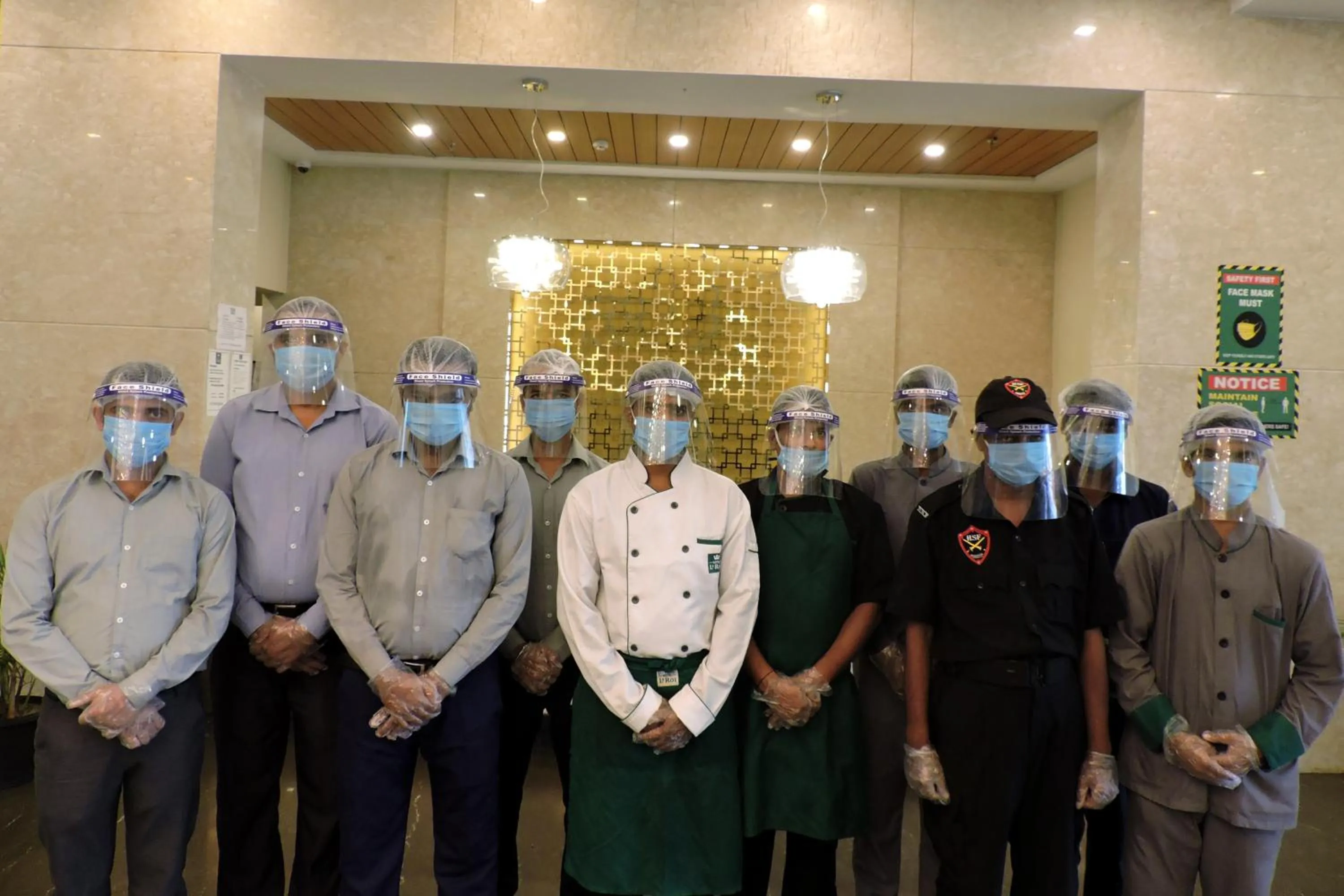 Staff in Le Roi Digha