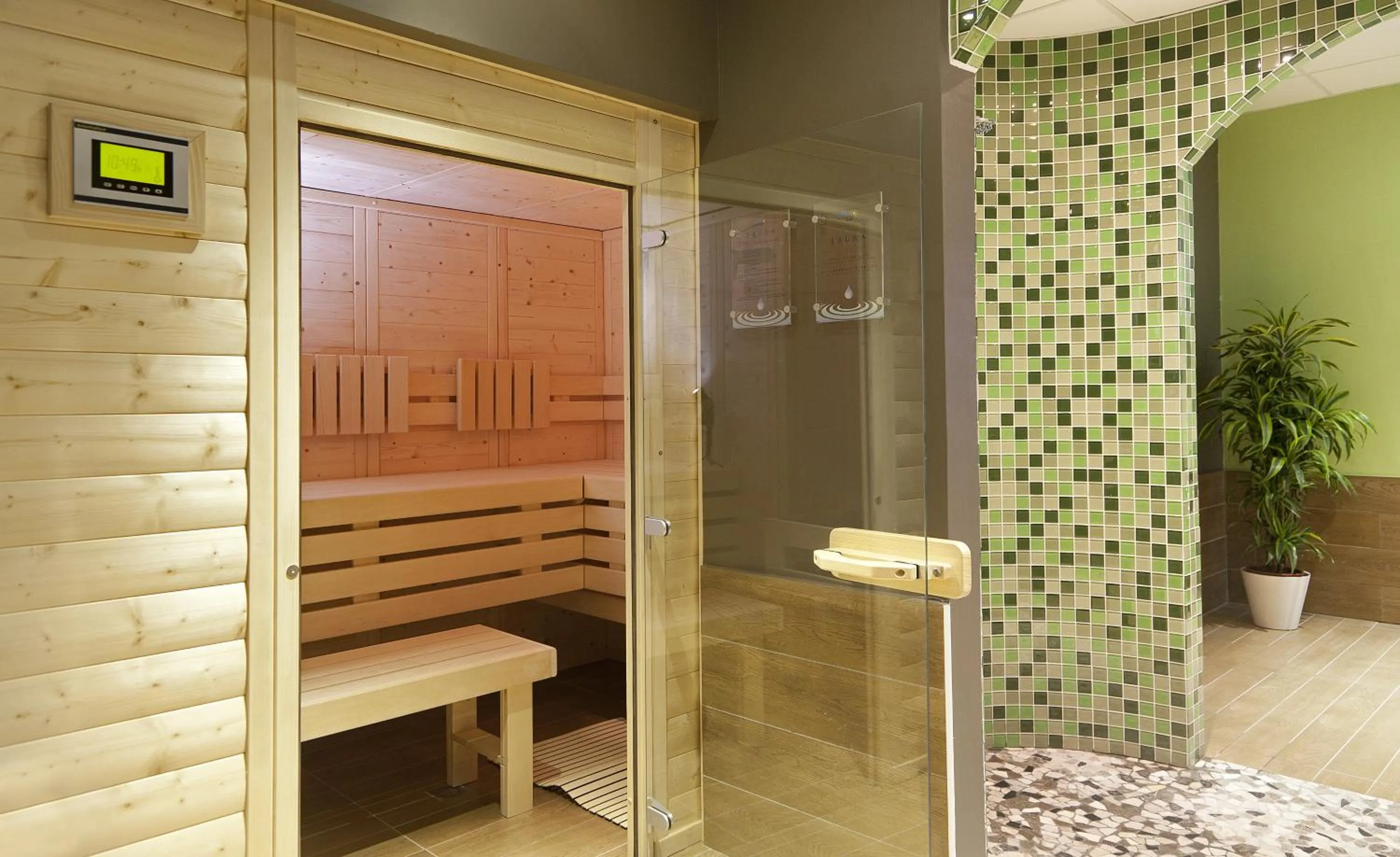 Sauna in Hôtel Club MMV Altitude