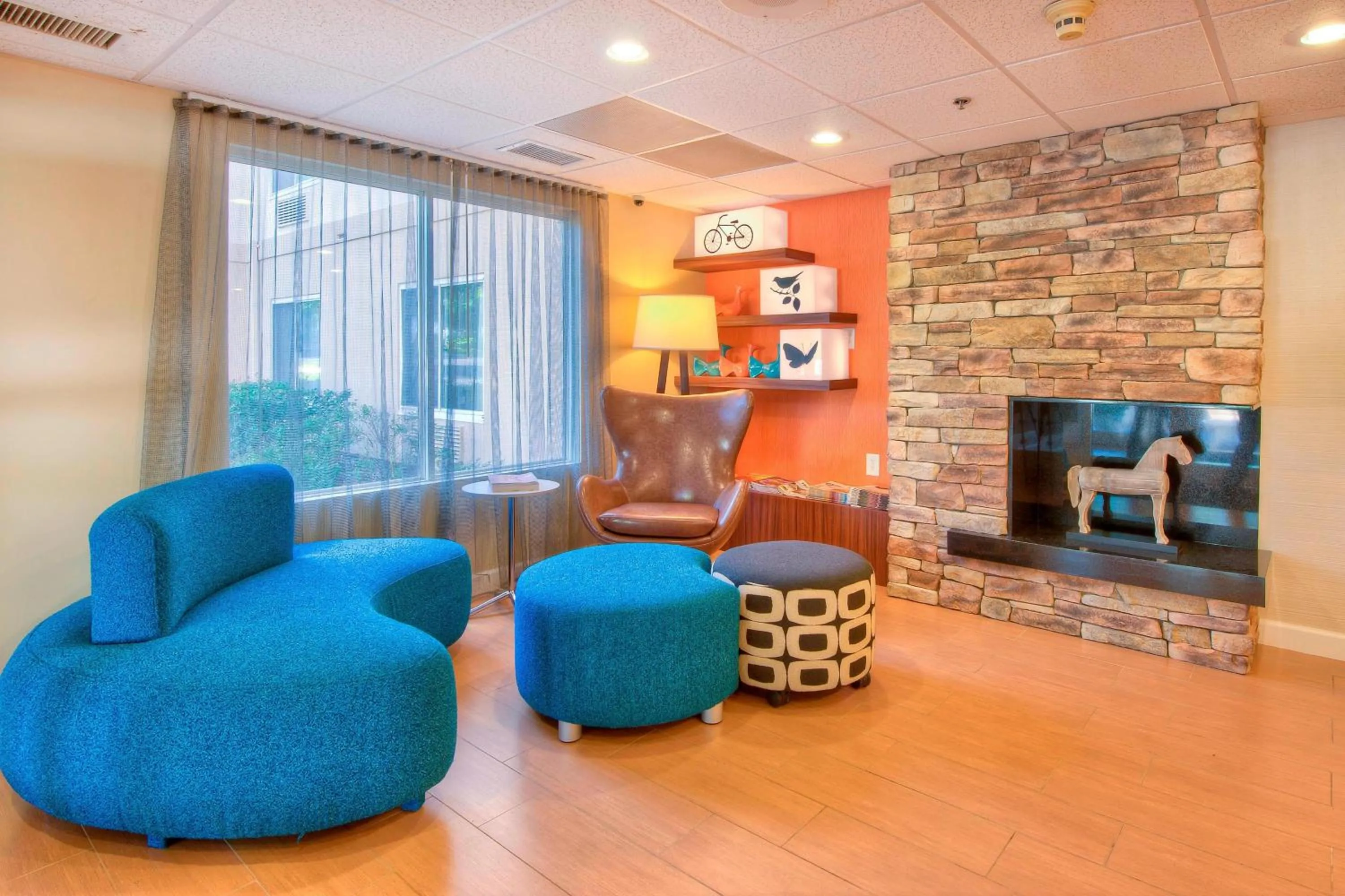 Lobby or reception in Fairfield Inn & Suites Raleigh Crabtree Valley
