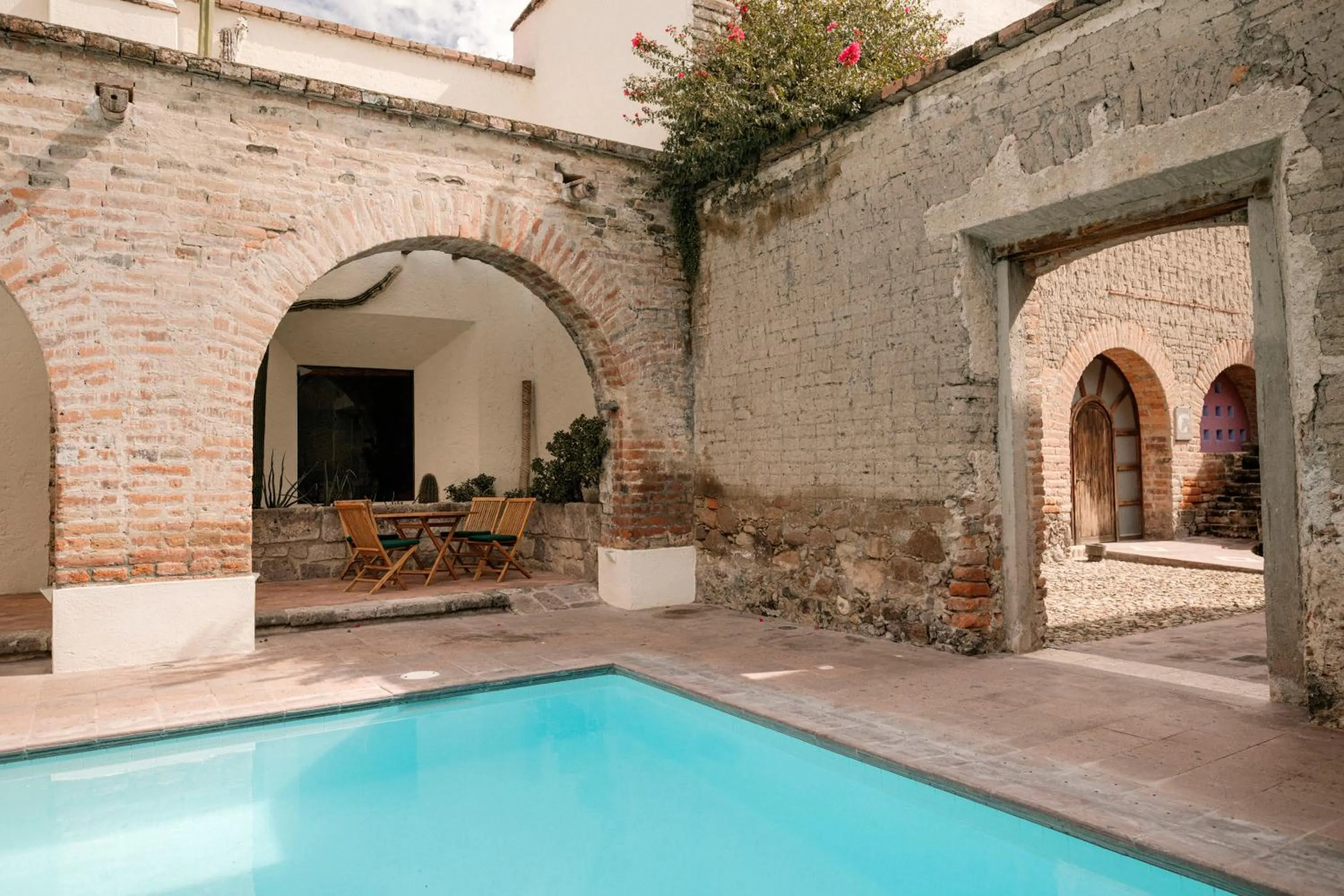 Pool view in Hacienda Sepulveda Hotel & Spa