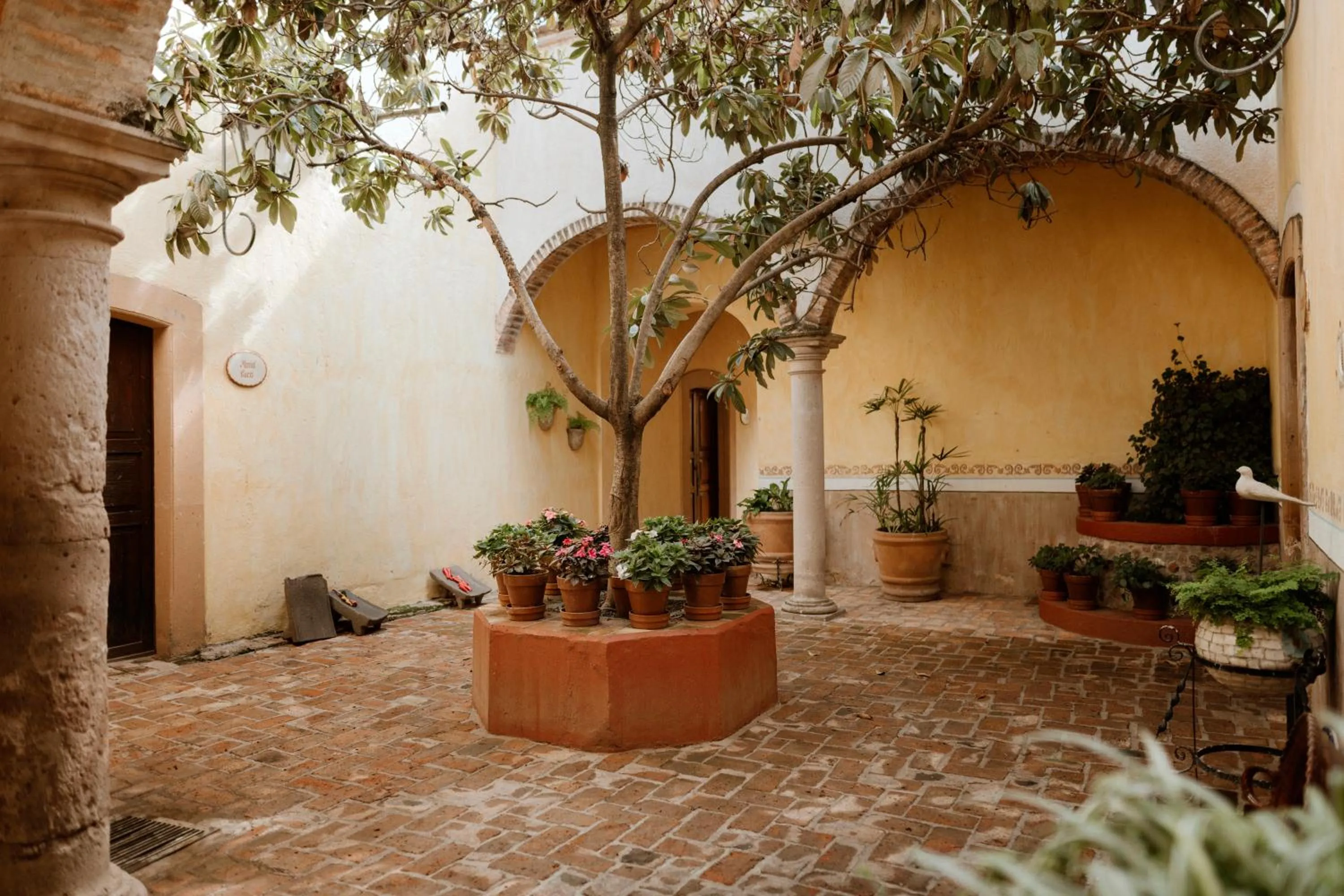 Patio in Hacienda Sepulveda Hotel & Spa