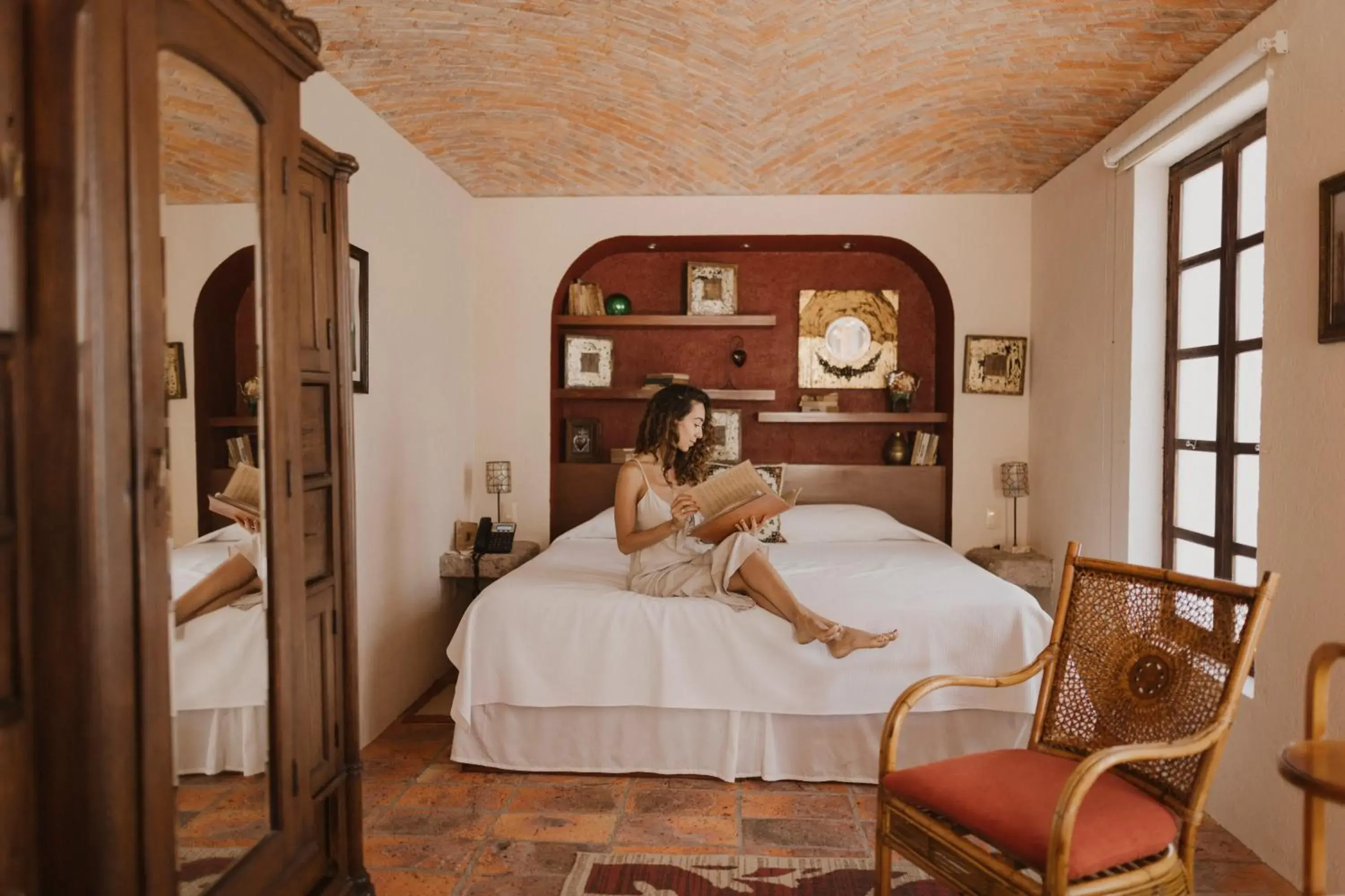 Bed in Hacienda Sepulveda Hotel & Spa Bed in Hacienda Sepulveda Hotel & Spa