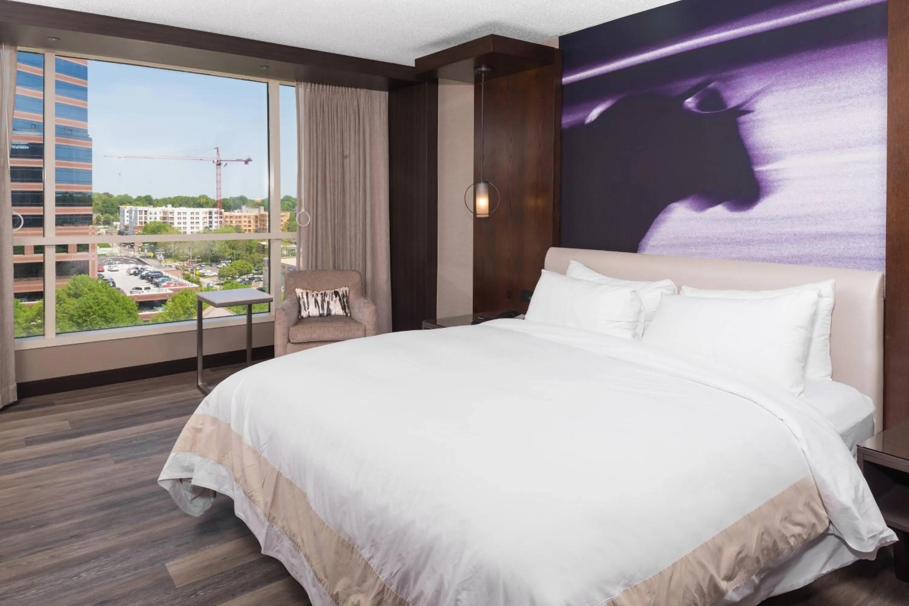 Photo of the whole room, Bed in Durham Marriott City Center