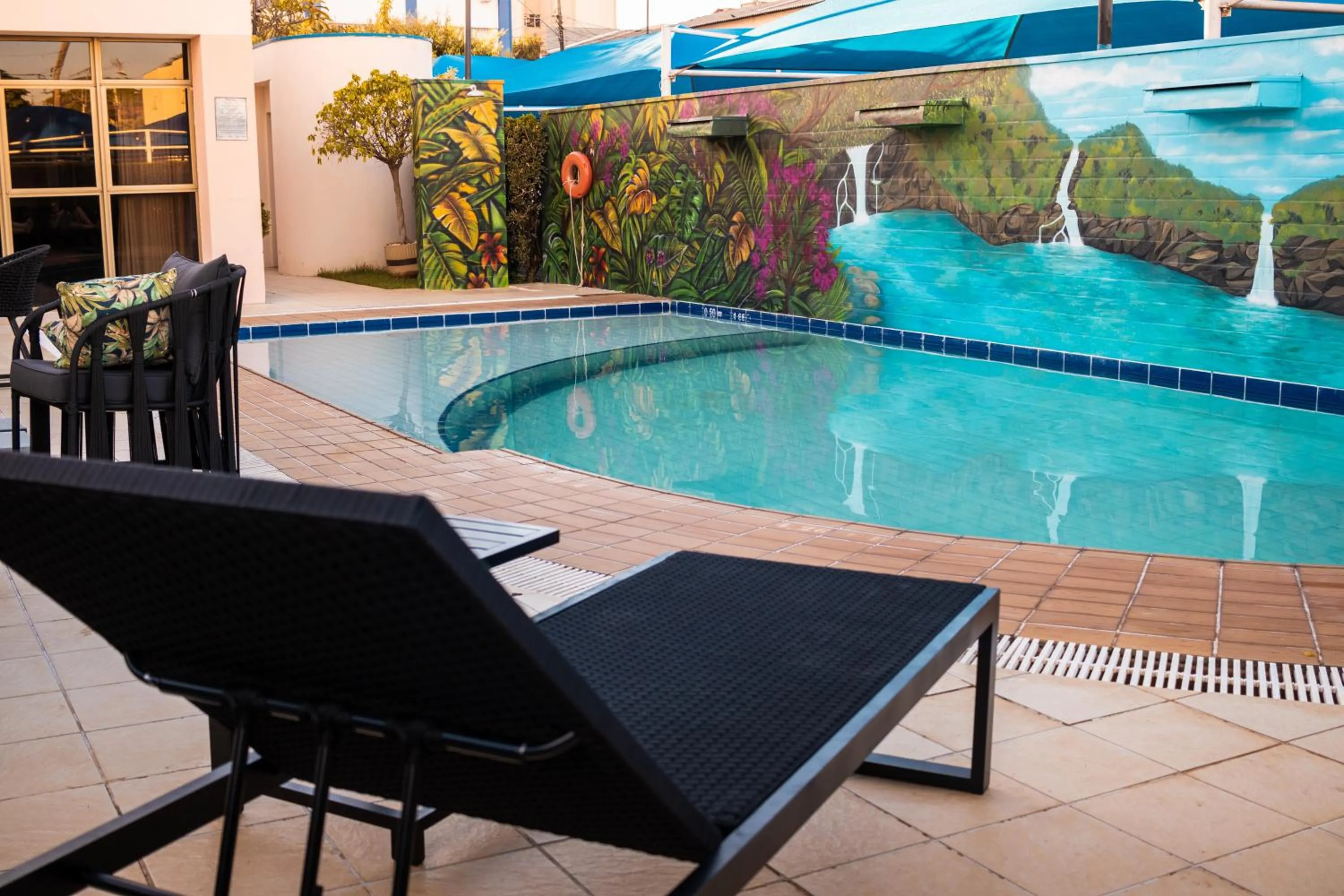 Swimming pool in Hotel Golden Park Uberlandia By Nacional Inn