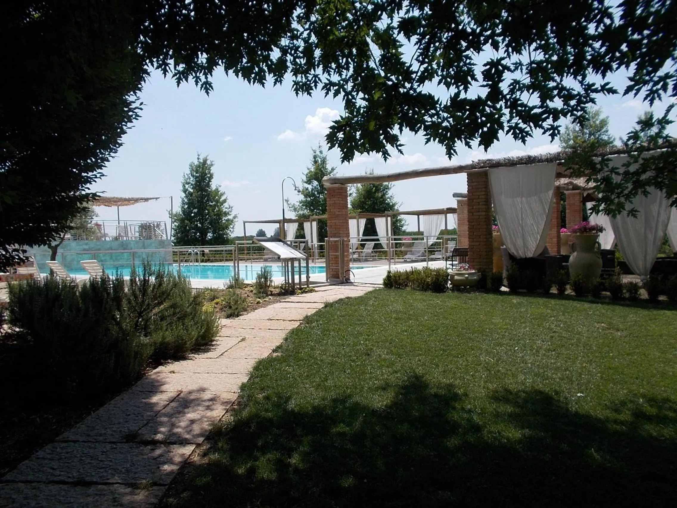 Patio in B&B Casazze Dream