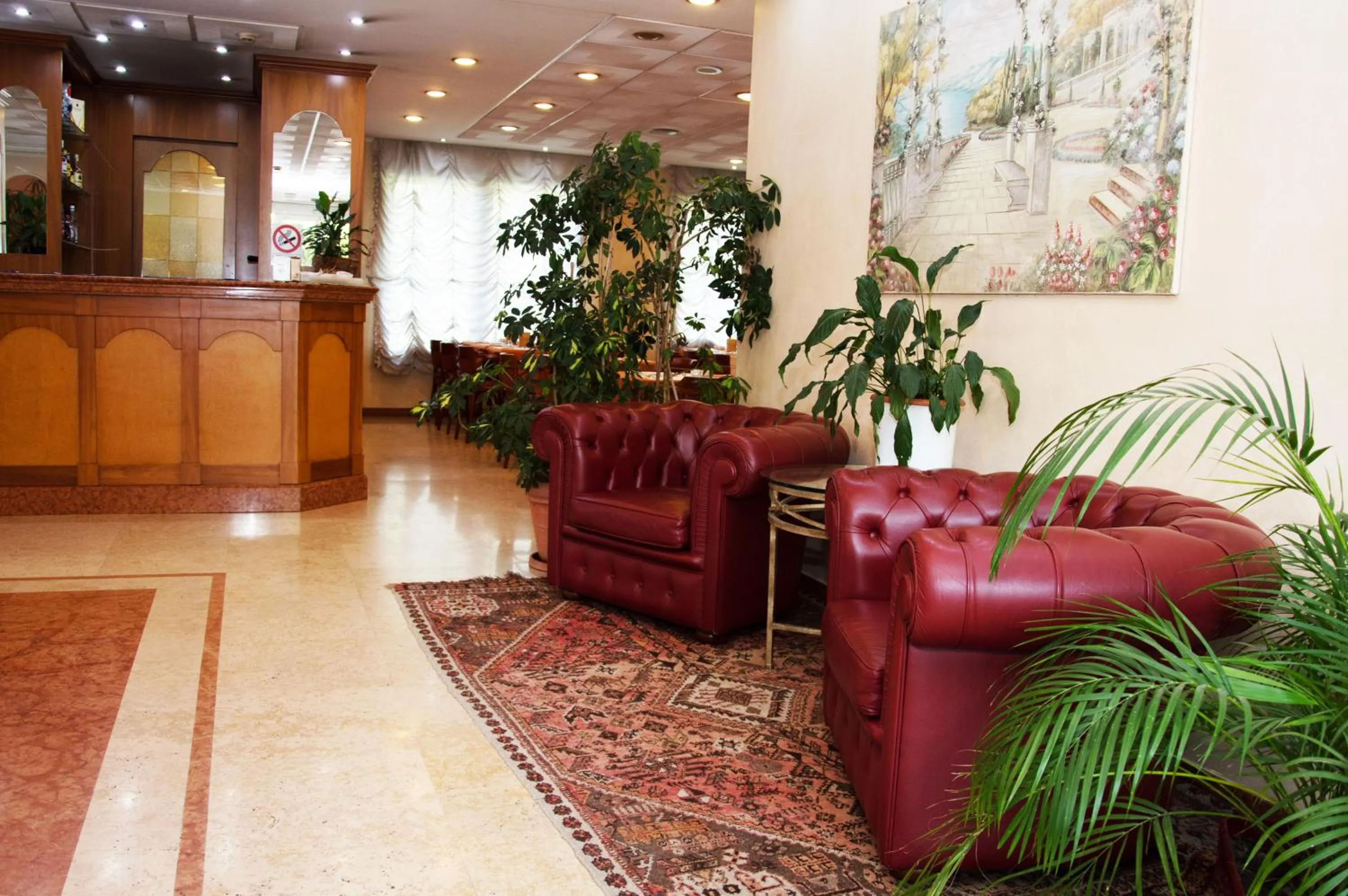 Lobby or reception in Hotel Visconti