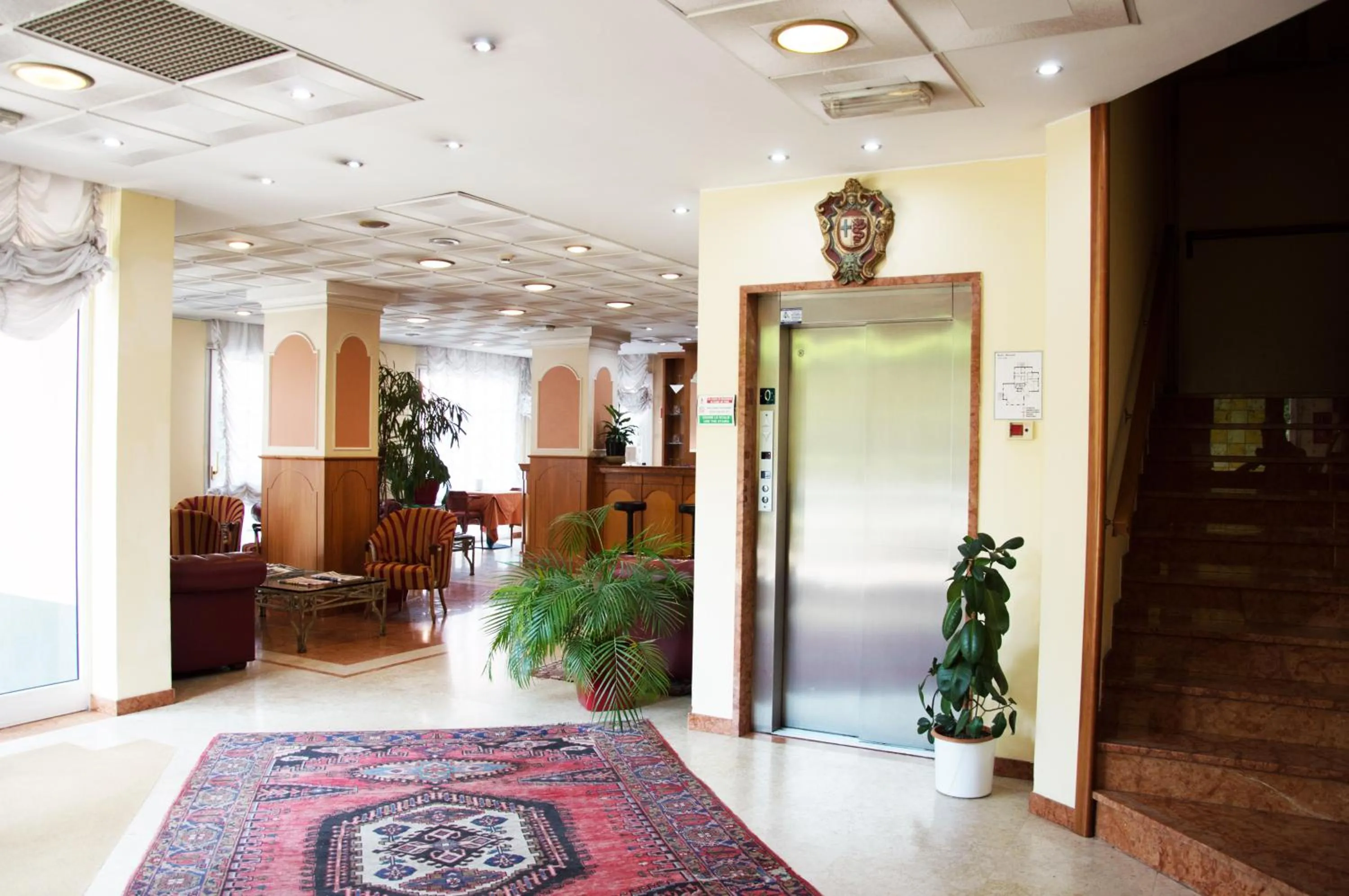 Lobby or reception in Hotel Visconti