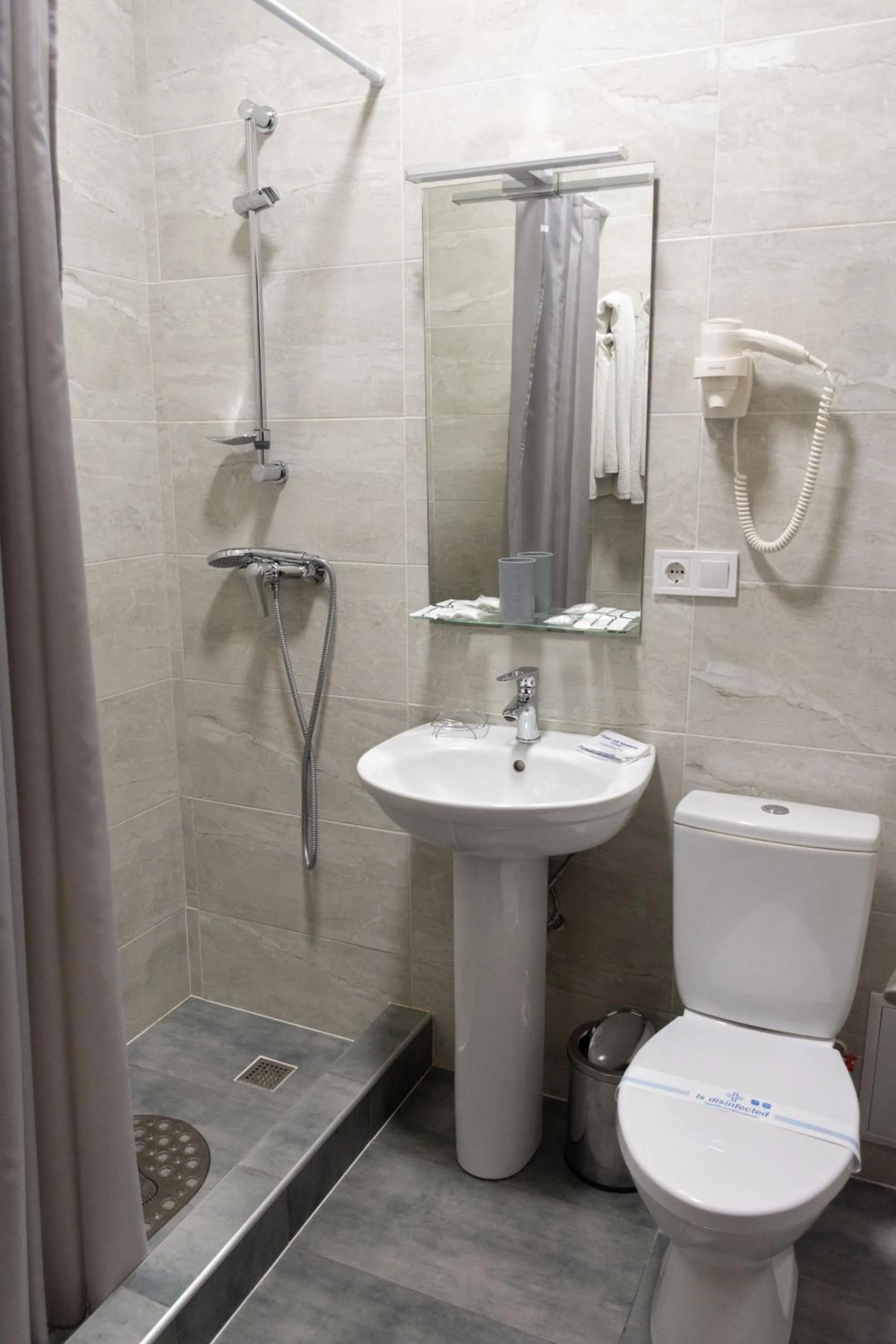 Shower in Kremin Hotel