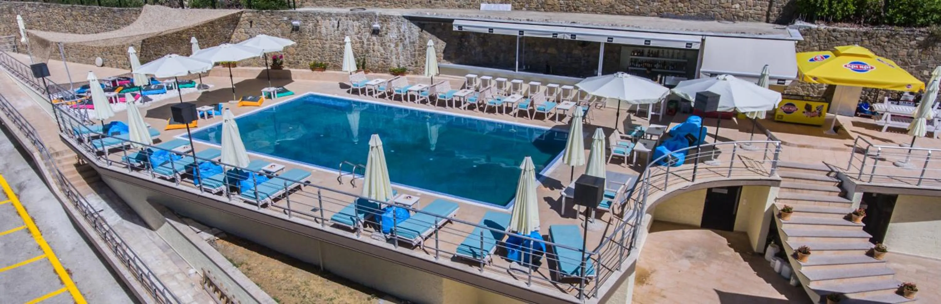 Swimming pool in Nymfes Hotel