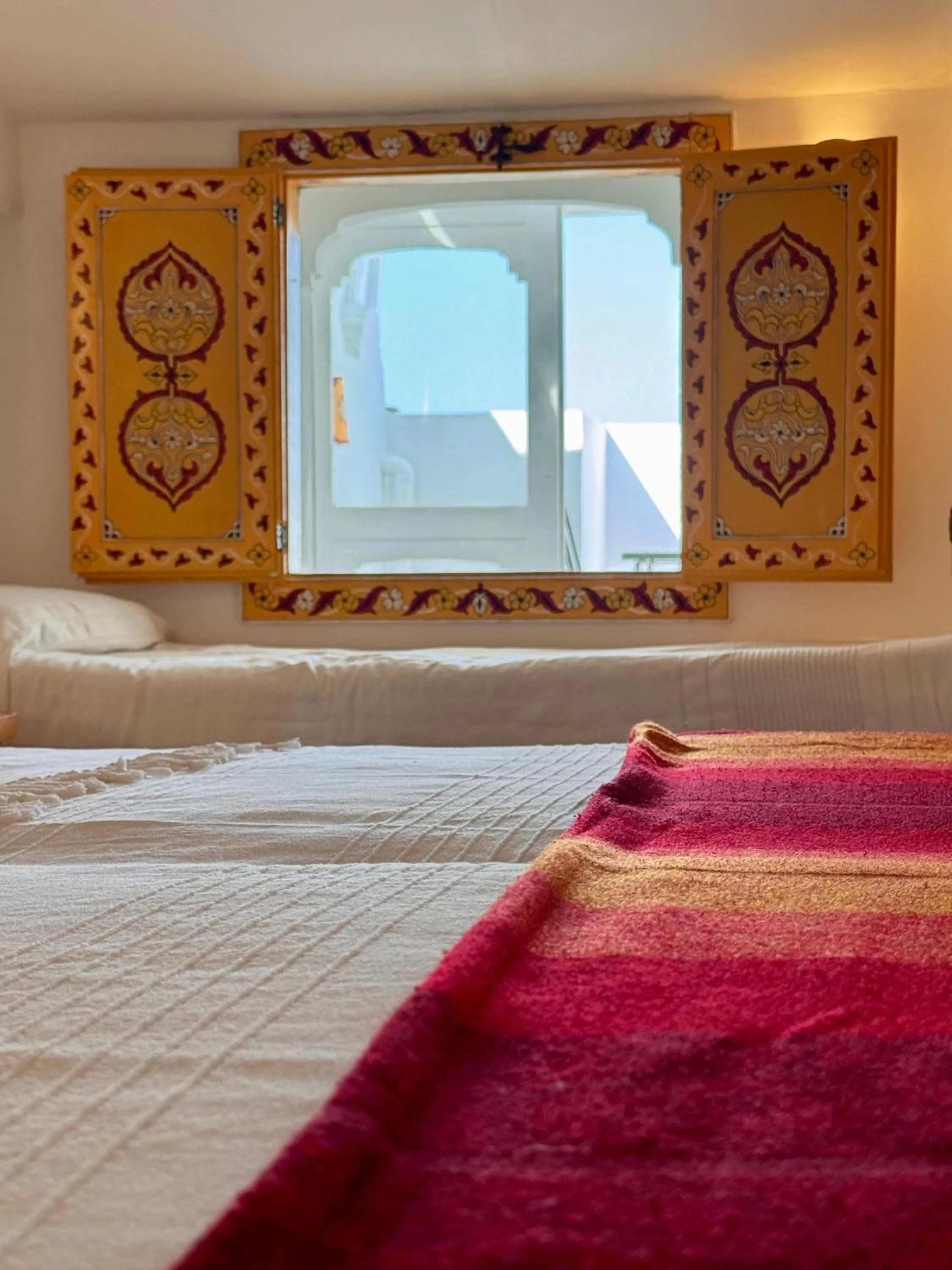 Bed in Hotel Al Alba Hammam & Restaurant