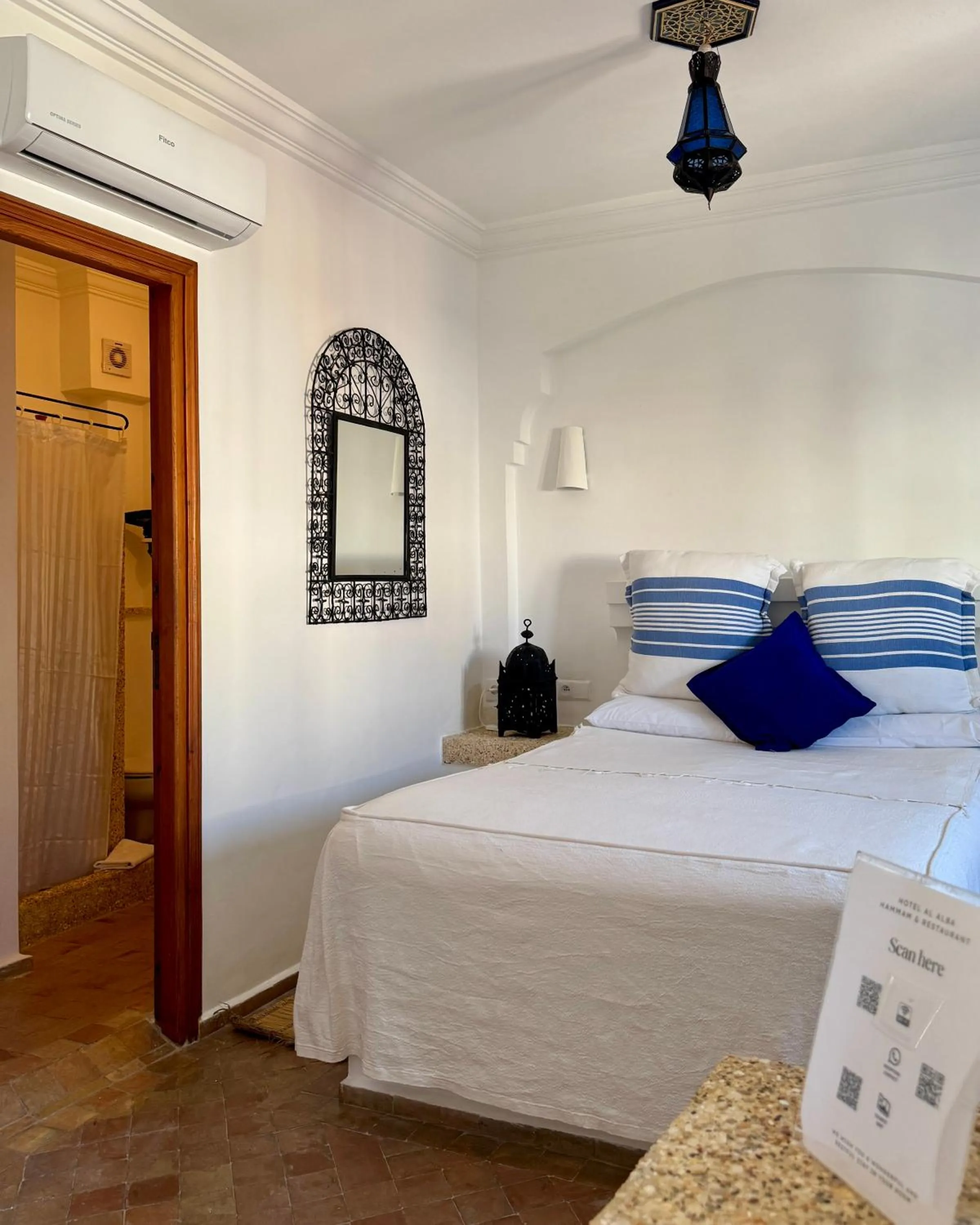 Bed in Hotel Al Alba Hammam & Restaurant