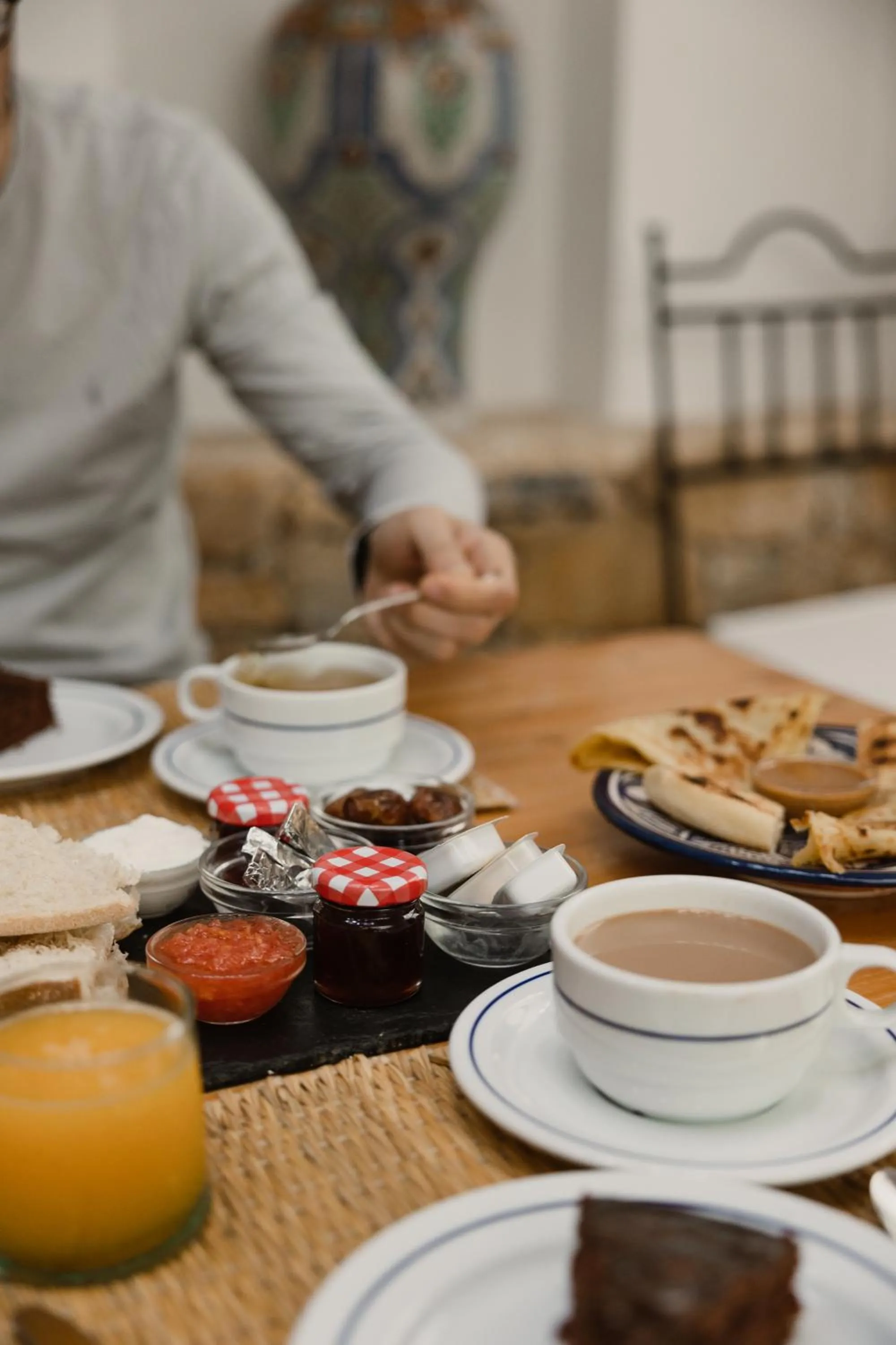 Breakfast in Hotel Al Alba Hammam & Restaurant