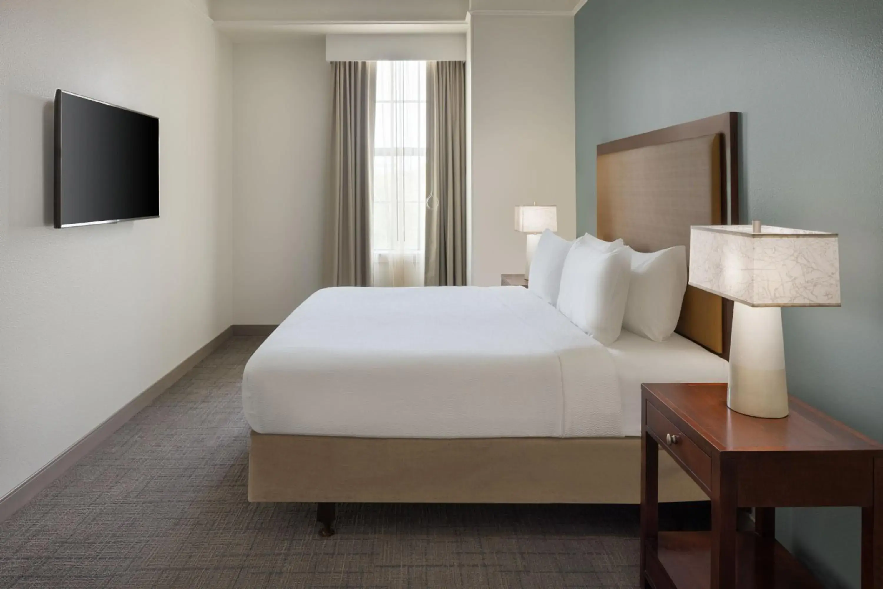 One-Bedroom King Suite with Sofa Bed in Residence Inn Savannah Downtown Historic District One-Bedroom King Suite with Sofa Bed in Residence Inn Savannah Downtown Historic District