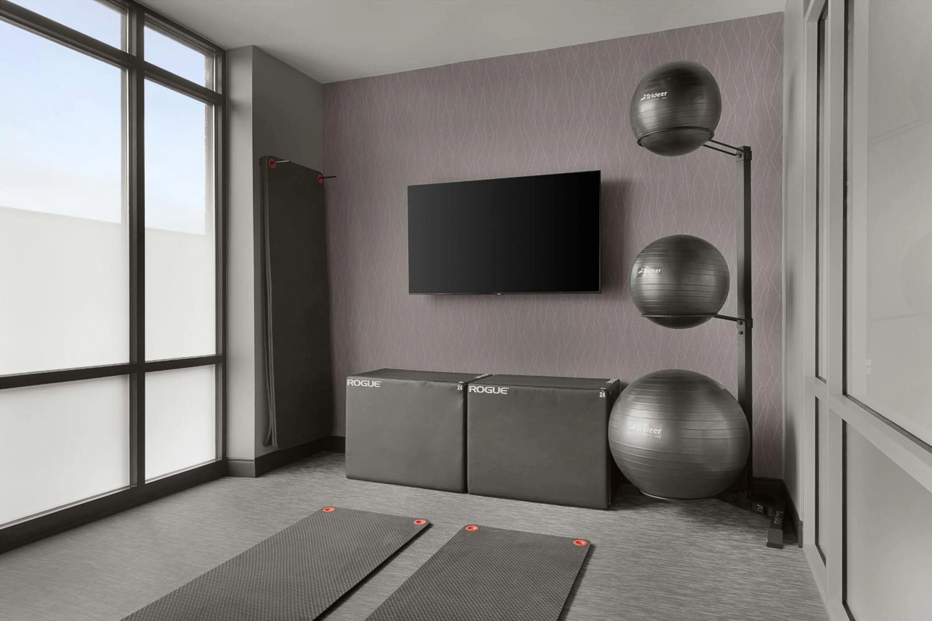 Fitness centre/facilities in Courtyard Louisville Airport