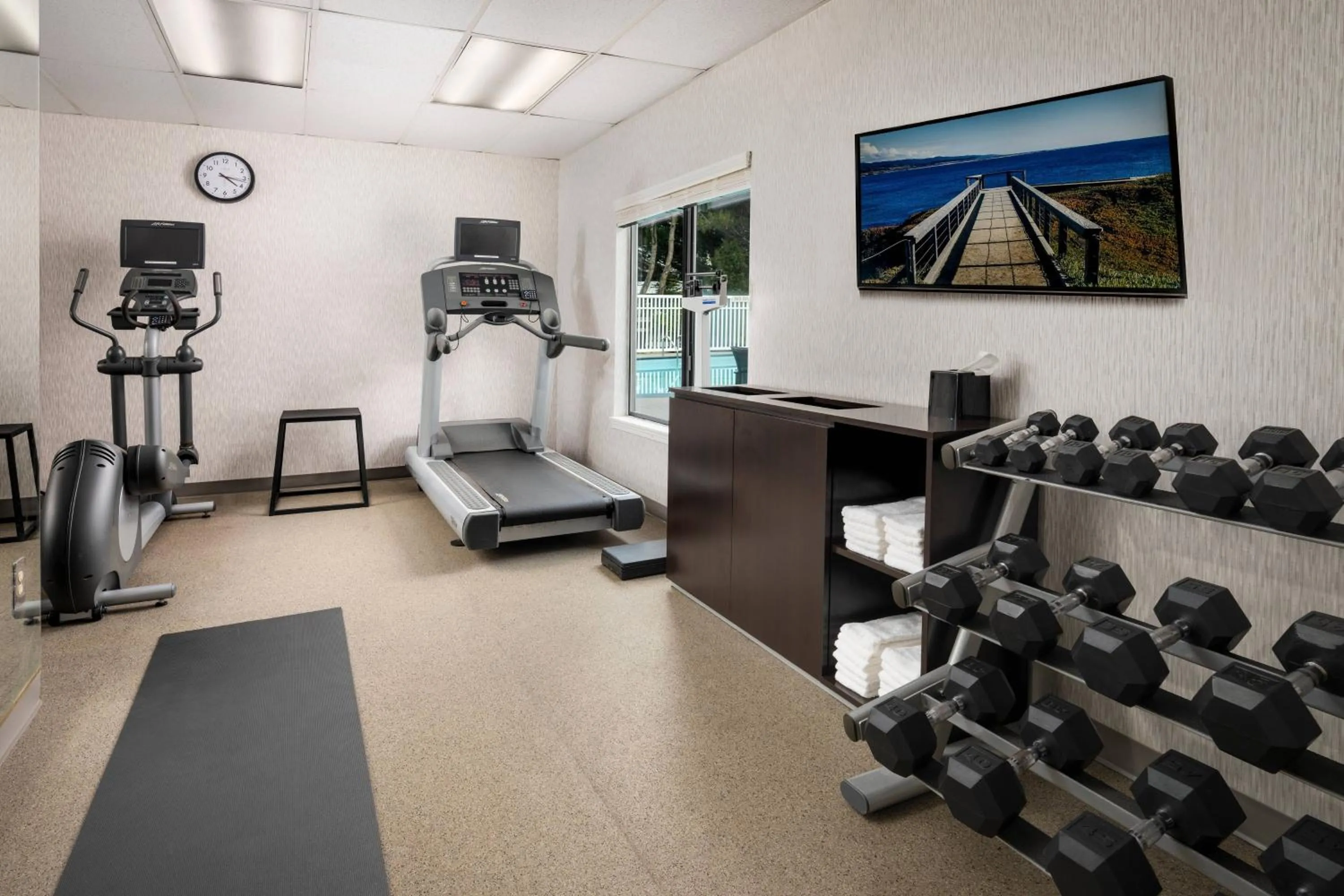 Fitness centre/facilities in Residence Inn by Marriott San Francisco Airport San Mateo