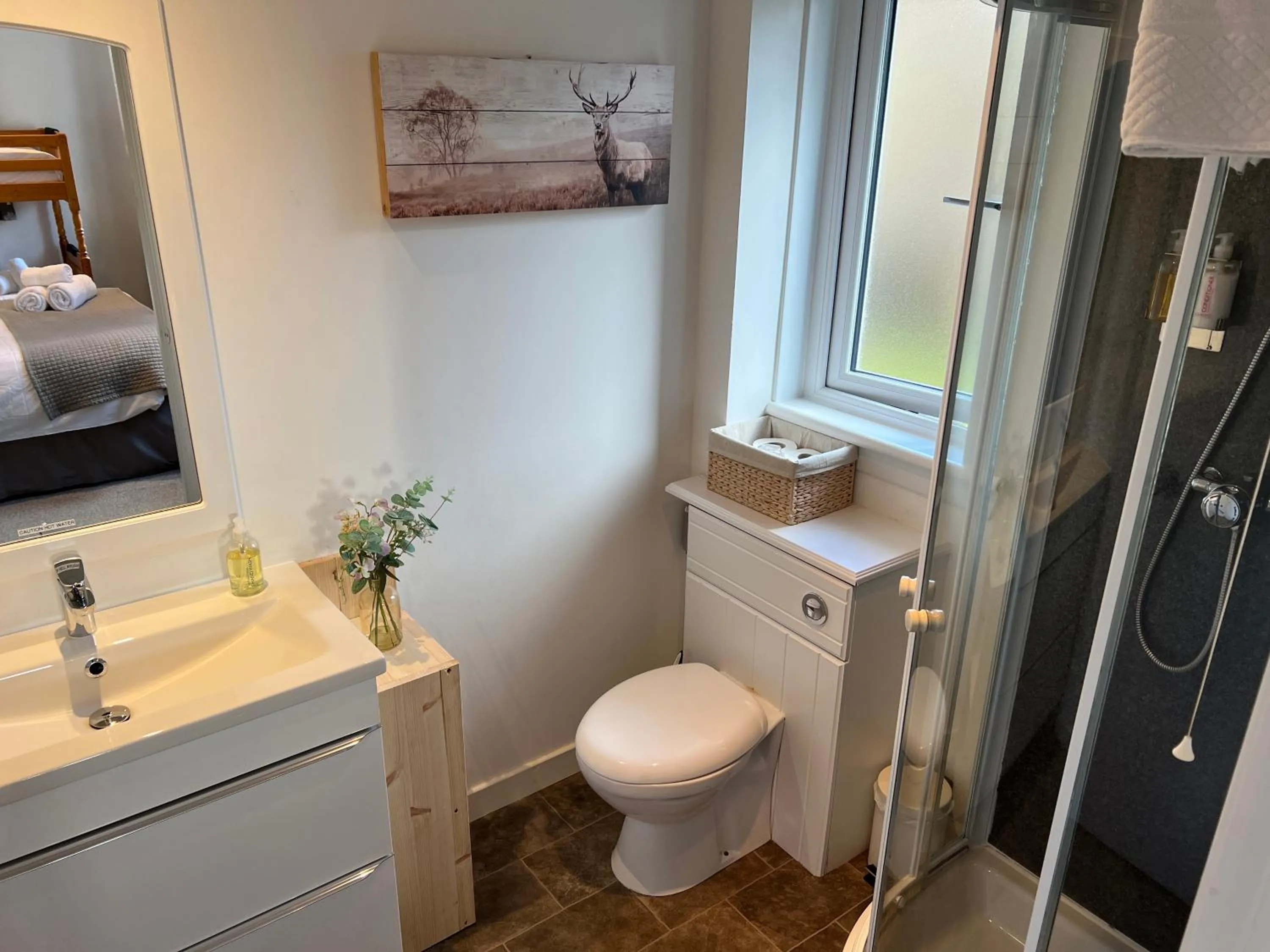 Shower in Loch Eyre House