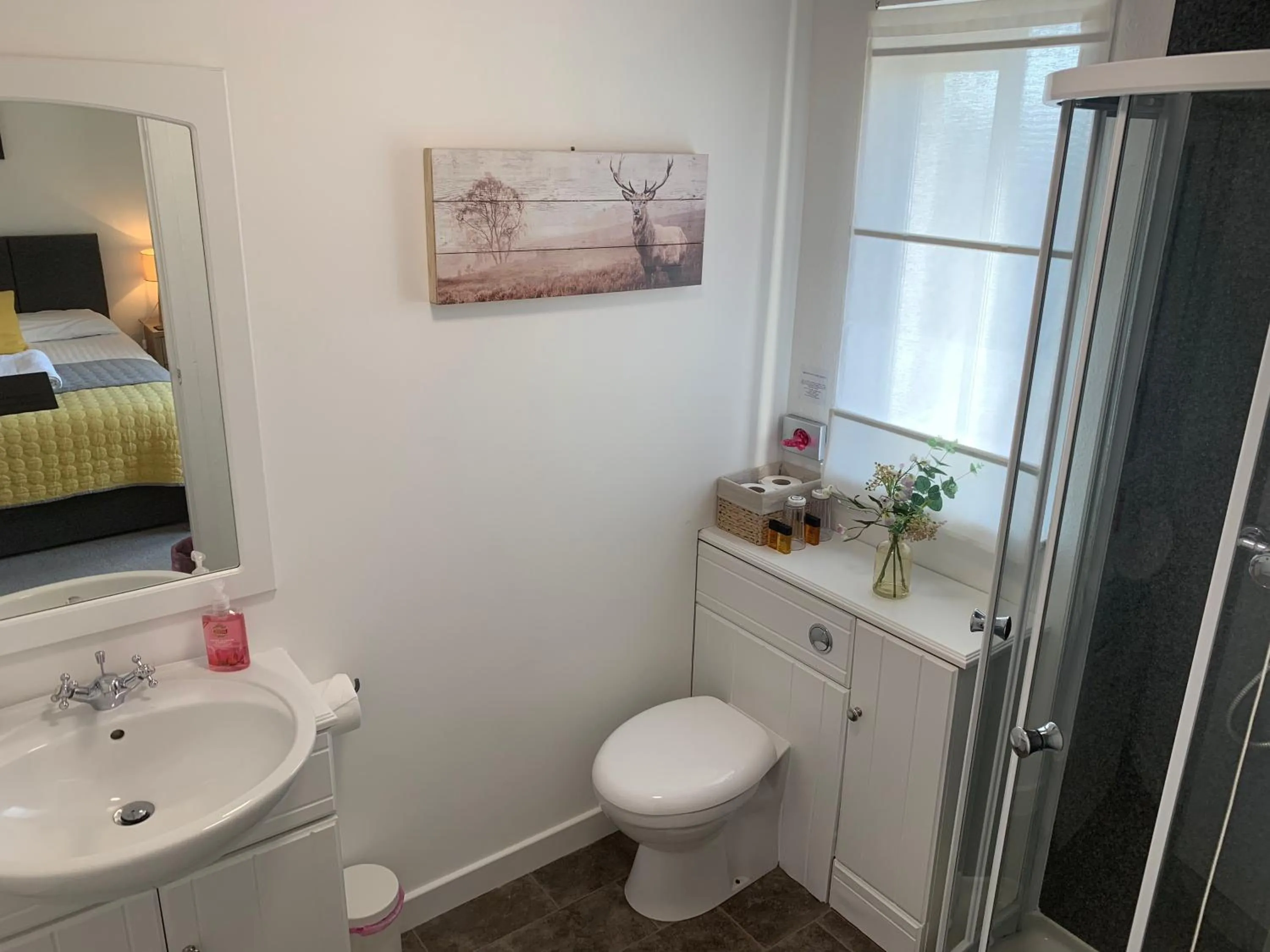 Toilet, Bed in Loch Eyre House
