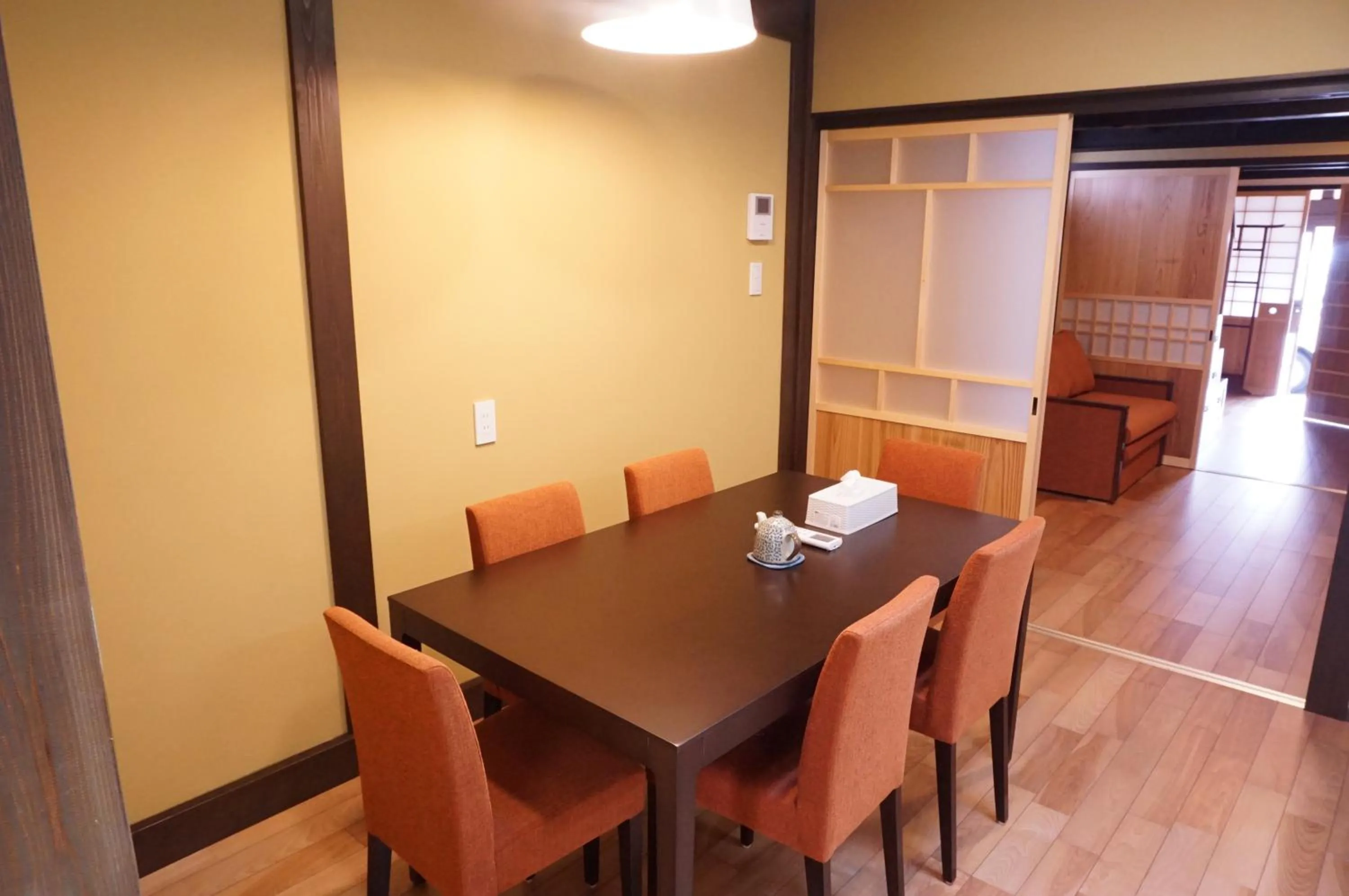 Dining area in Obama Machiya Stay