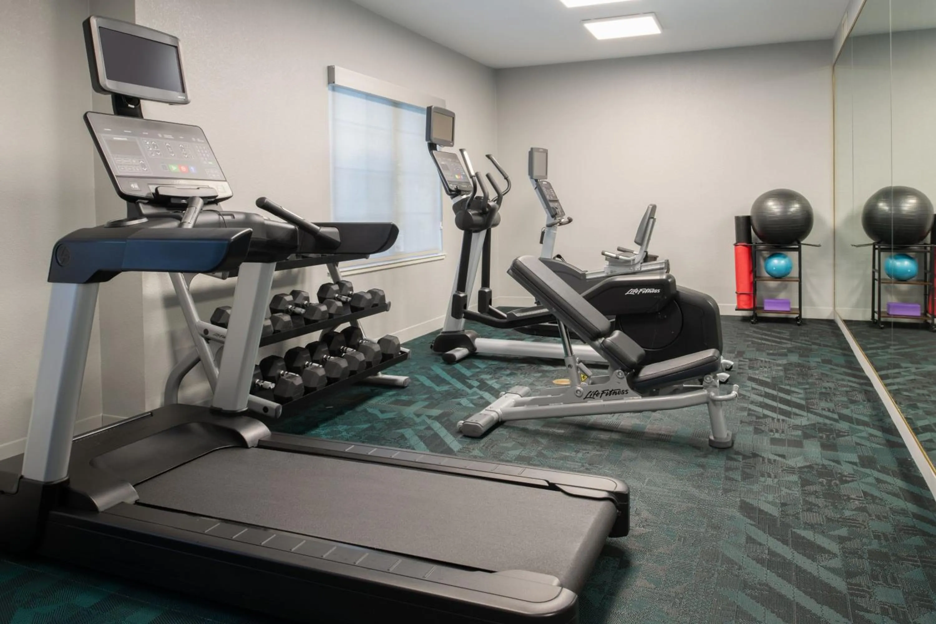 Fitness centre/facilities in TownePlace Suites San Jose Campbell